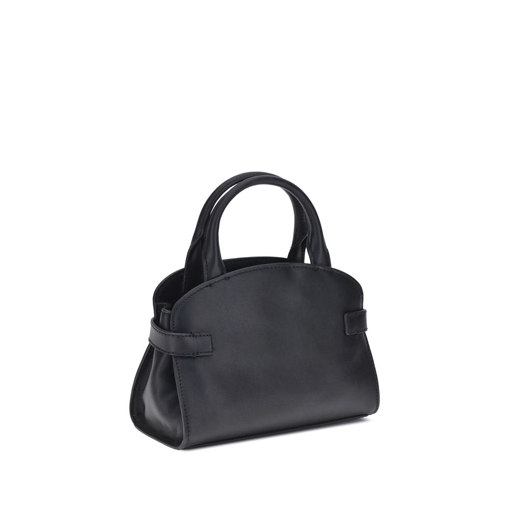 Coccinelle Black Calf Leather Bos Taurus Handbag | Regal Royce