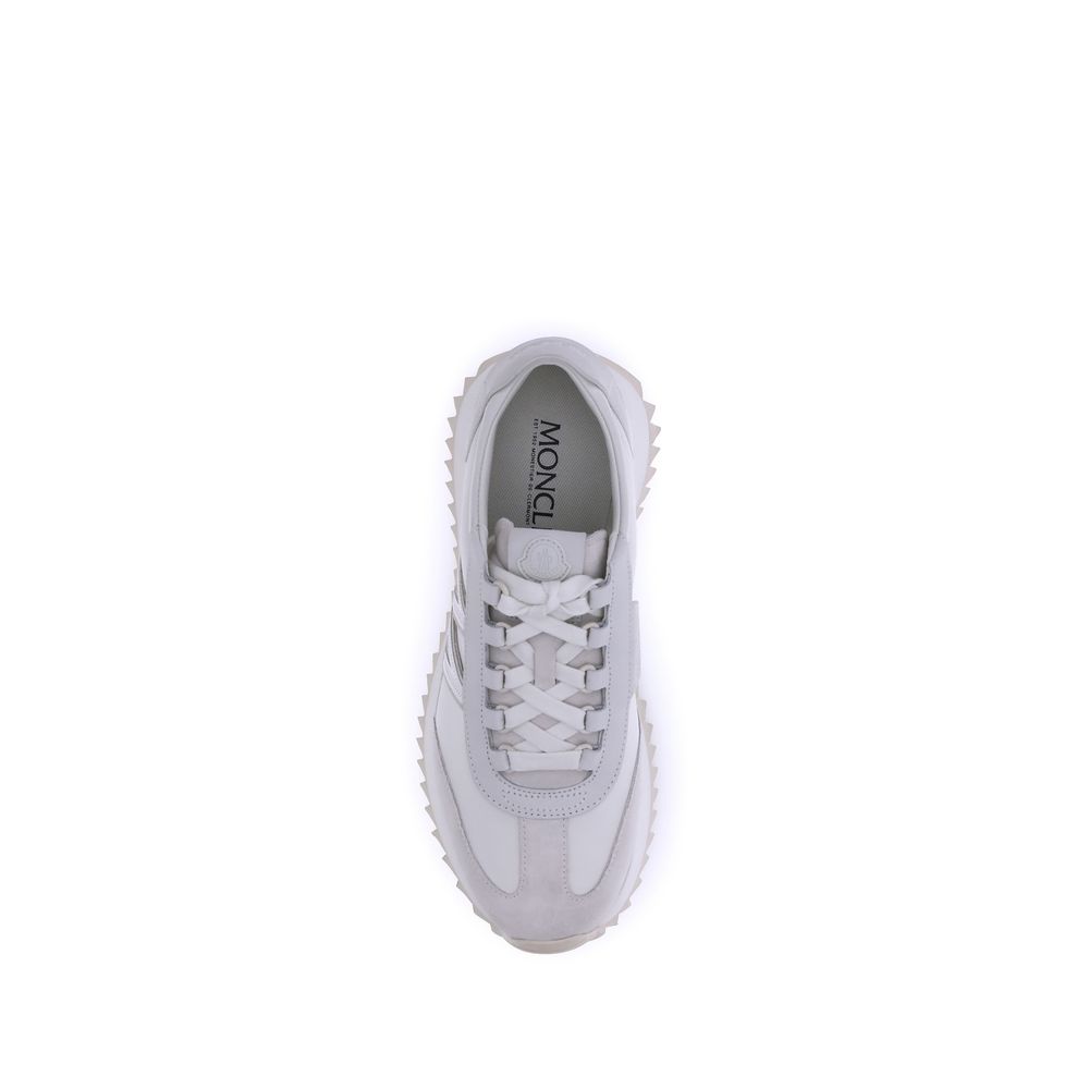 Moncler White Polyamide Low Top Sneakers | Regal Royce