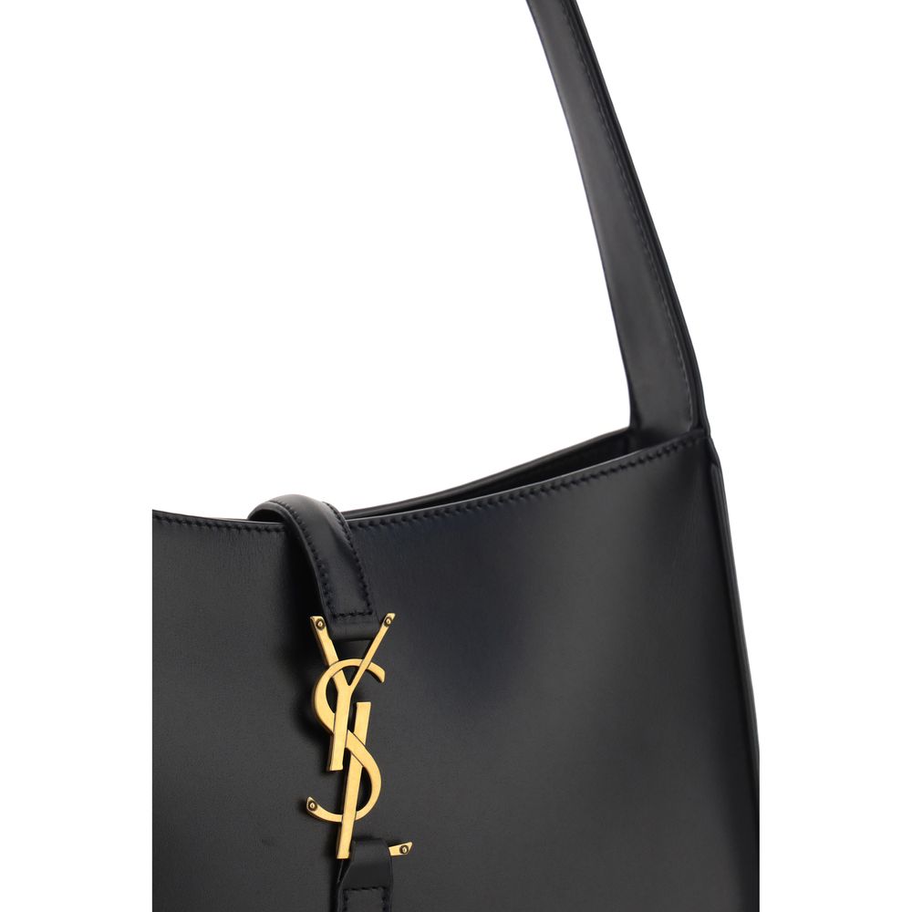 Saint Laurent Black Calf Leather Bos Taurus Handbag | Regal Royce