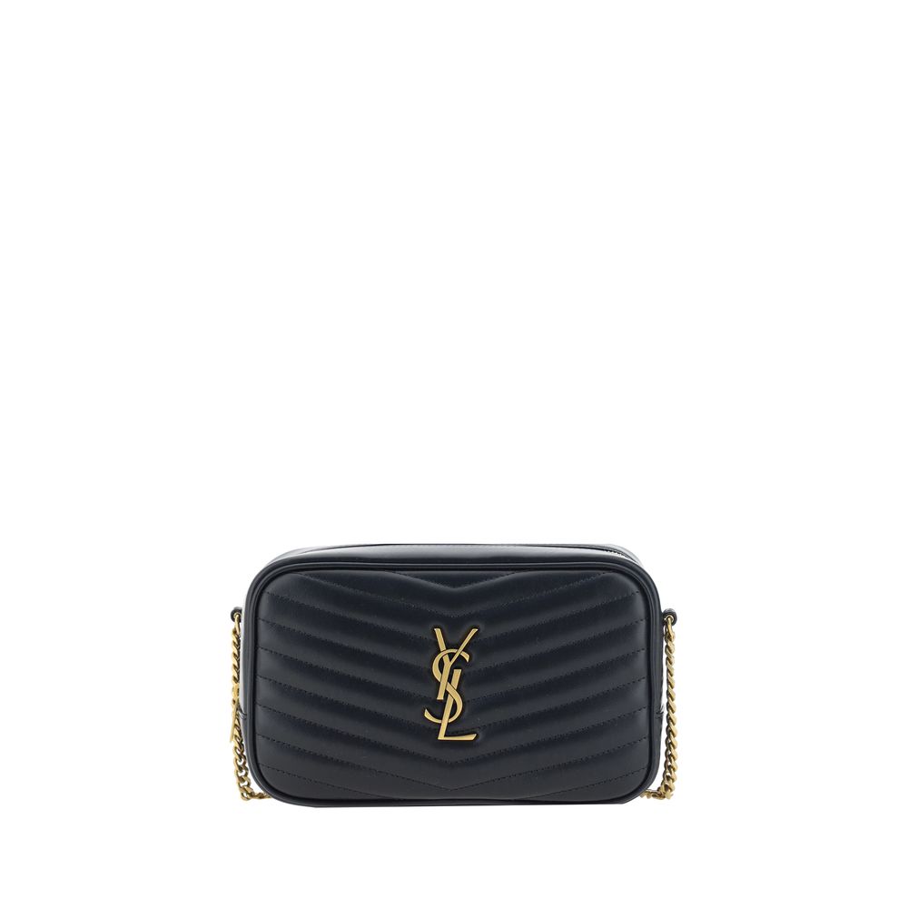 Saint Laurent Black Calf Leather Bos Taurus Shoulder Bag