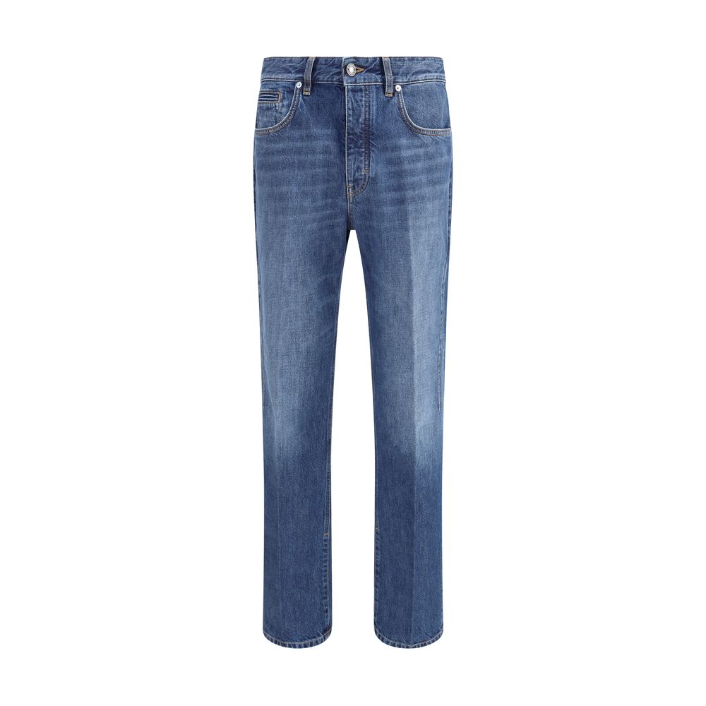 Givenchy Blue Cotton Straight-Leg Jeans | Regal Royce