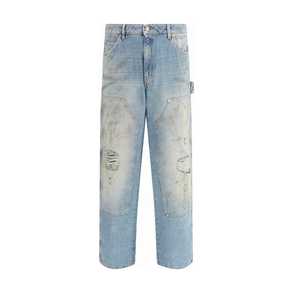 Golden Goose Light Blue Cotton Jeans Denim | Regal Royce
