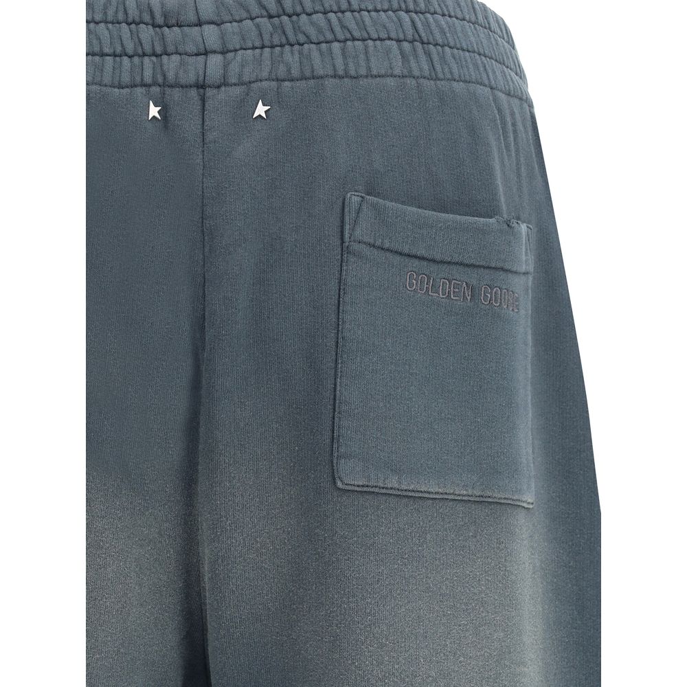 Golden Goose Black Cotton Athletic Pants | Regal Royce