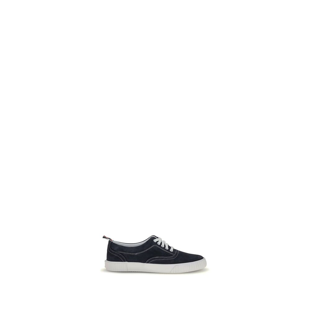 Thom Browne Blue Calf Leather Bos Taurus Low Top Sneakers | Regal Royce