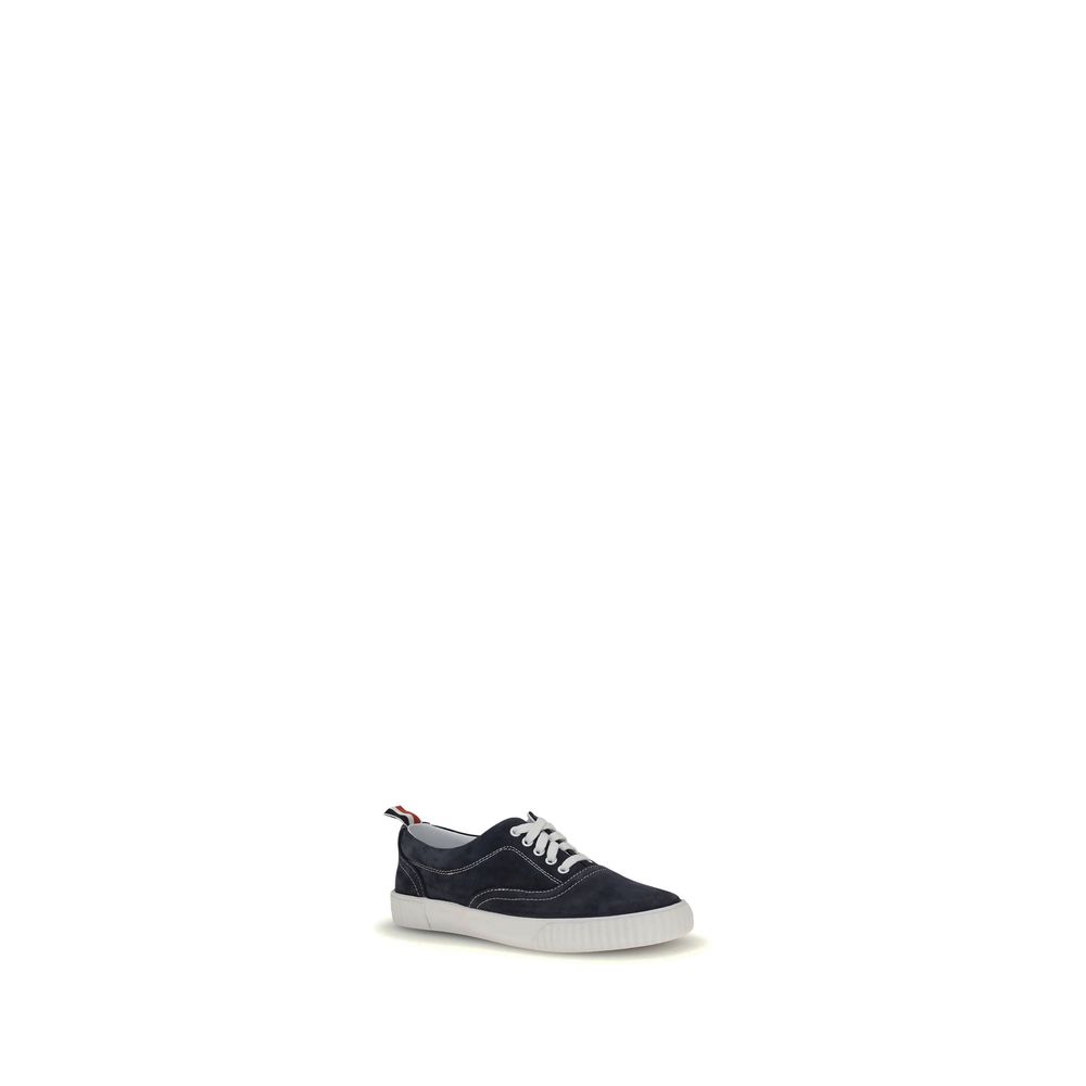 Thom Browne Blue Calf Leather Bos Taurus Low Top Sneakers | Regal Royce