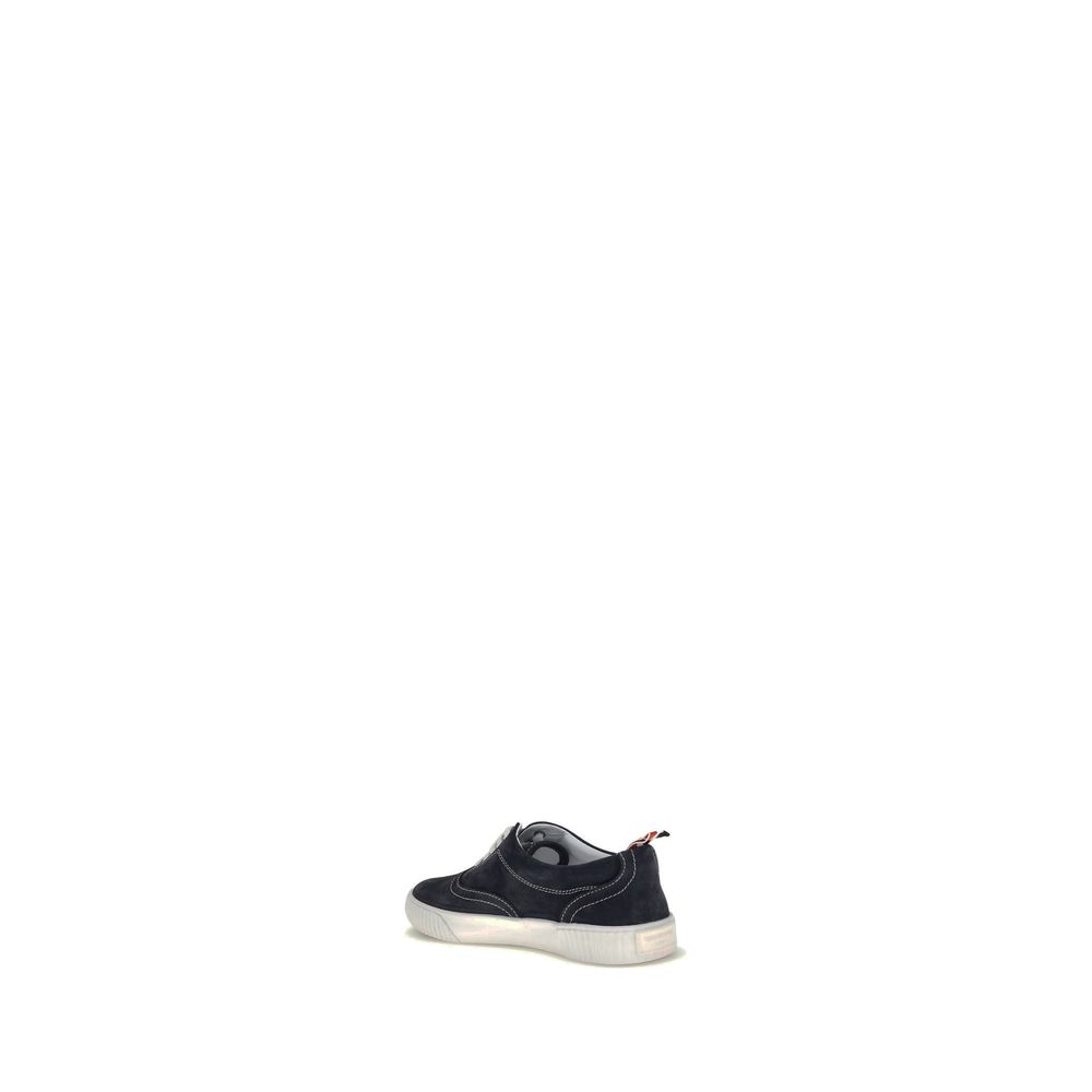 Thom Browne Blue Calf Leather Bos Taurus Low Top Sneakers | Regal Royce