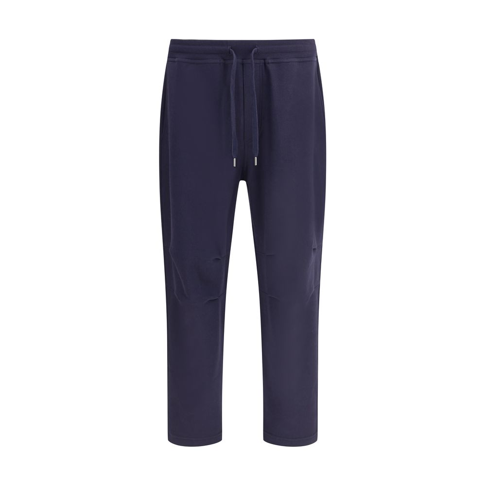Brunello Cucinelli Blue Cotton Casual Pants | Regal Royce
