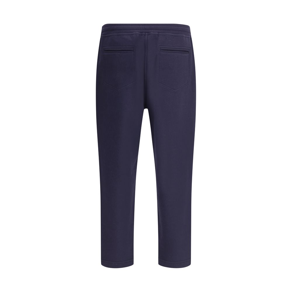 Brunello Cucinelli Blue Cotton Casual Pants | Regal Royce