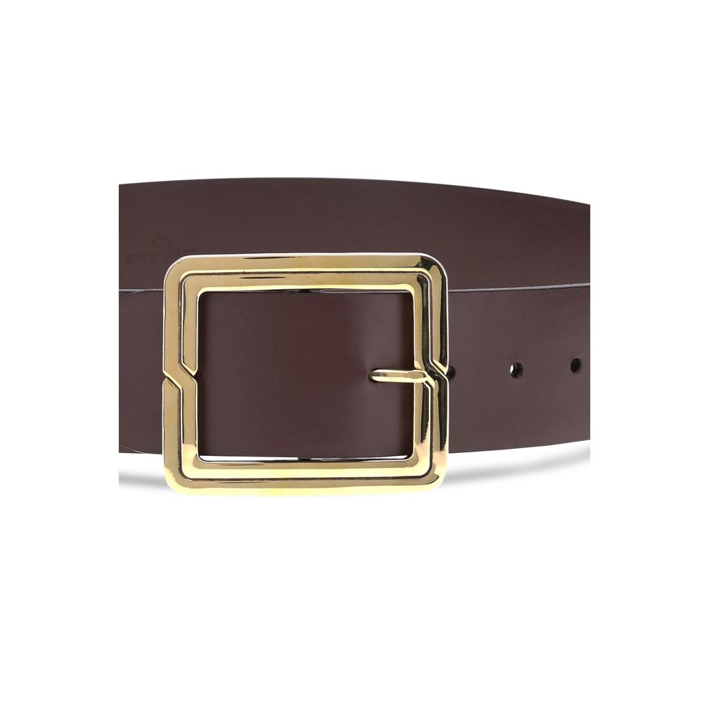 Etro Brown Calf Leather Bos Taurus Regular Belt | Regal Royce