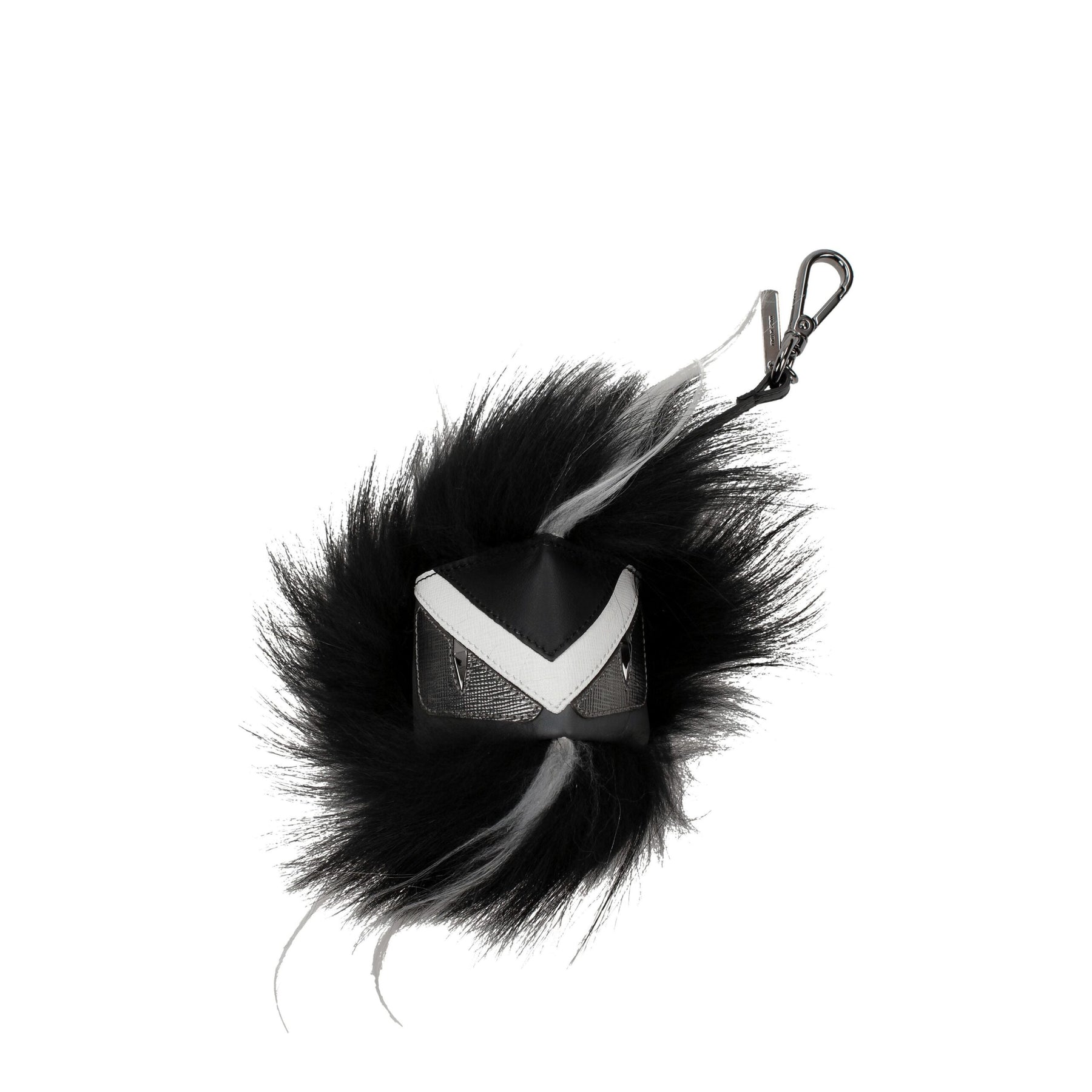 Fendi Black Leather Keychain | Regal Royce