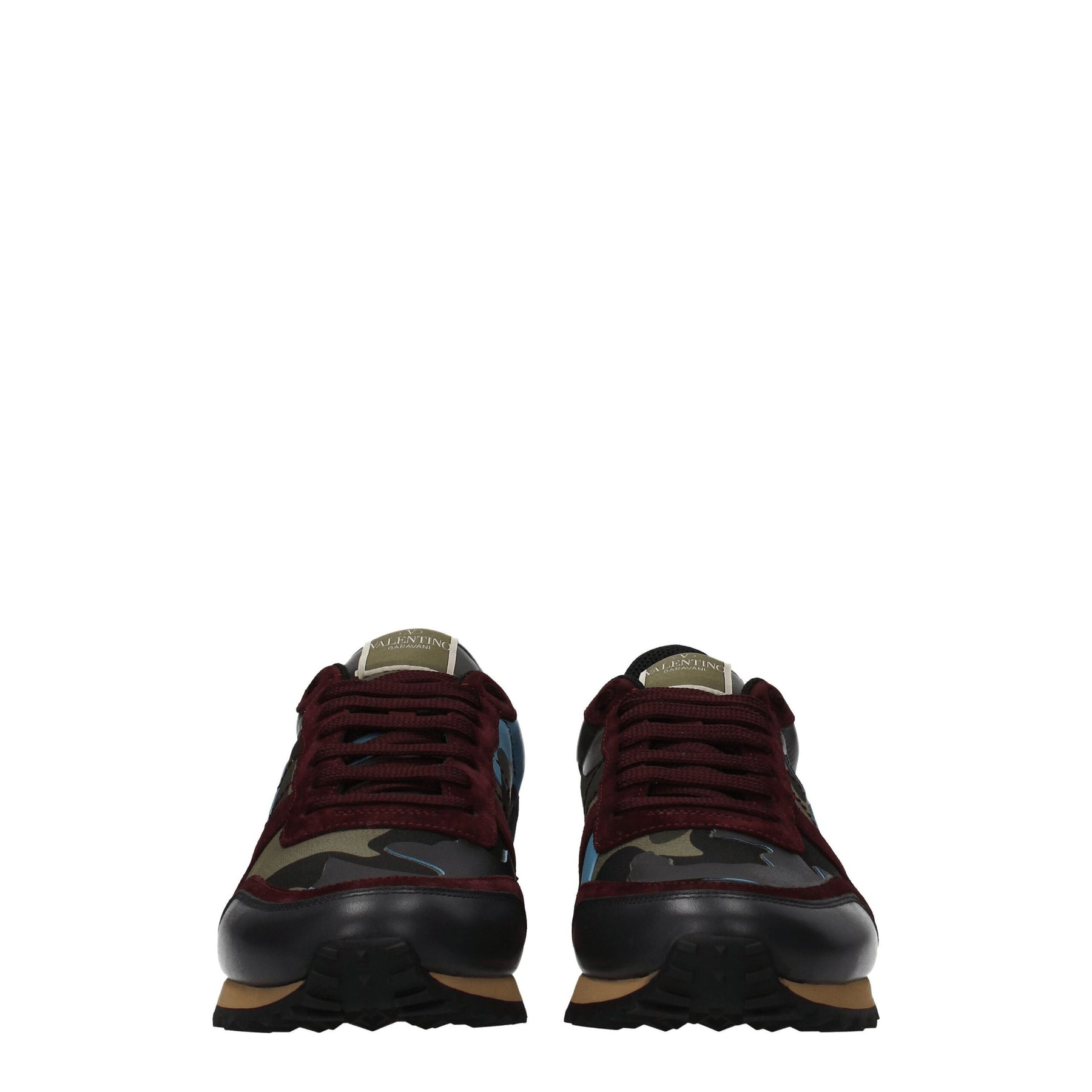 Valentino Garavani Green Leather Athletic Sneakers | Regal Royce