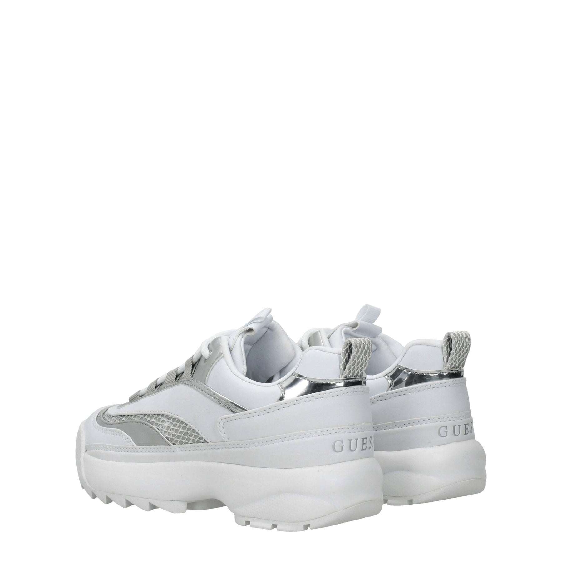 Guess White Polyethylene Chunky Sneakers | Regal Royce
