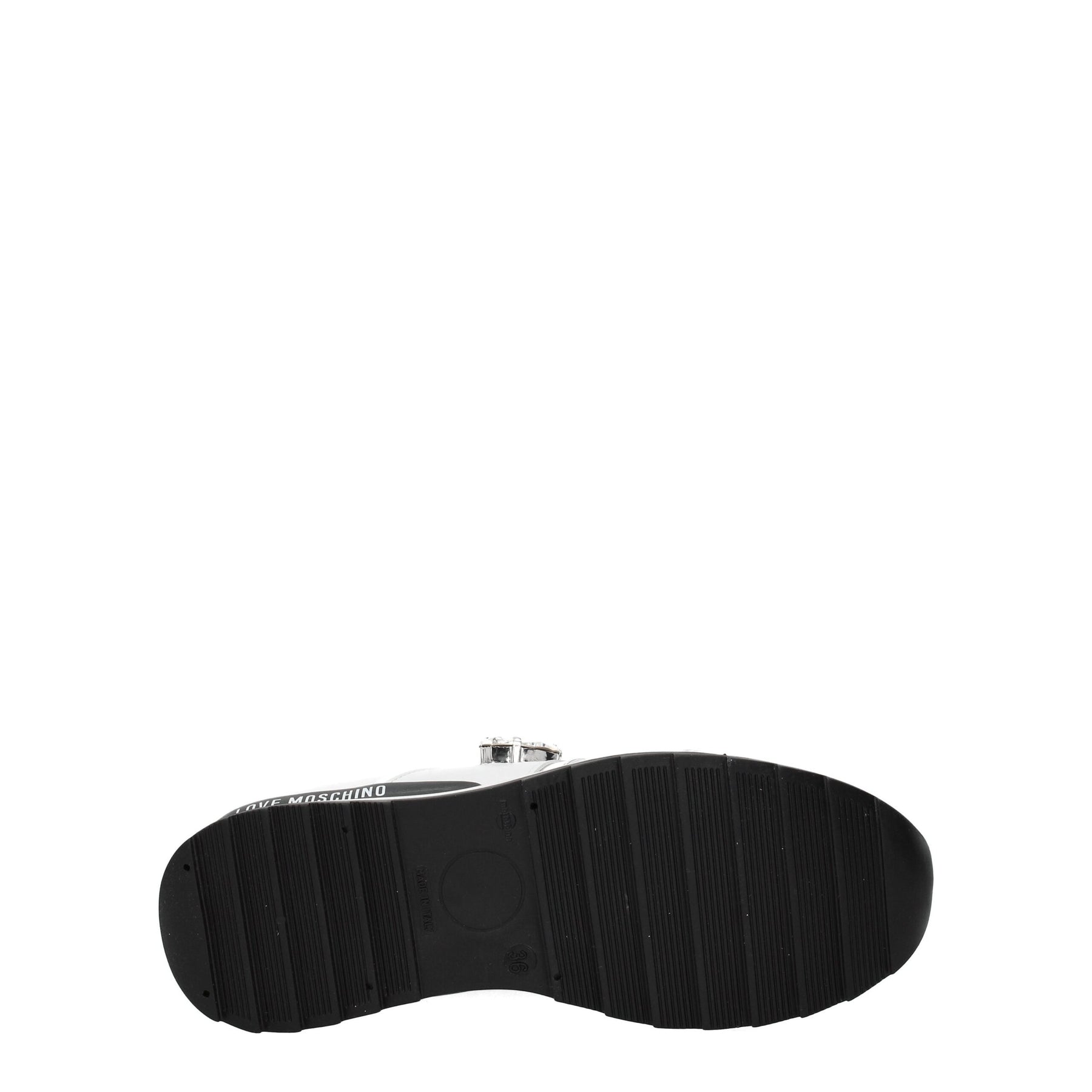 Love Moschino White Leather Low Top Sneakers | Regal Royce