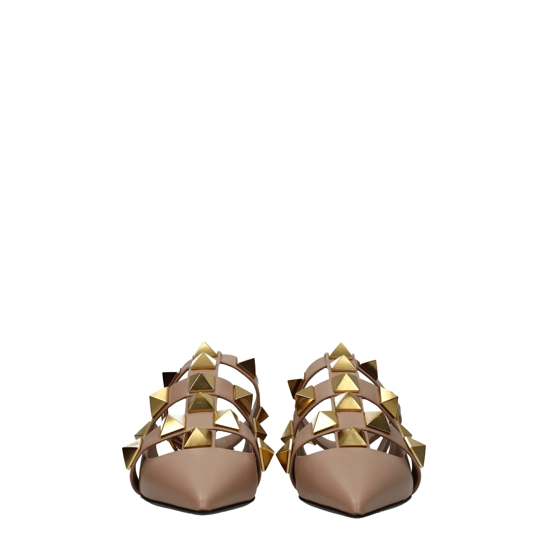 Valentino Garavani Pink Leather Flat Sandals | Regal Royce