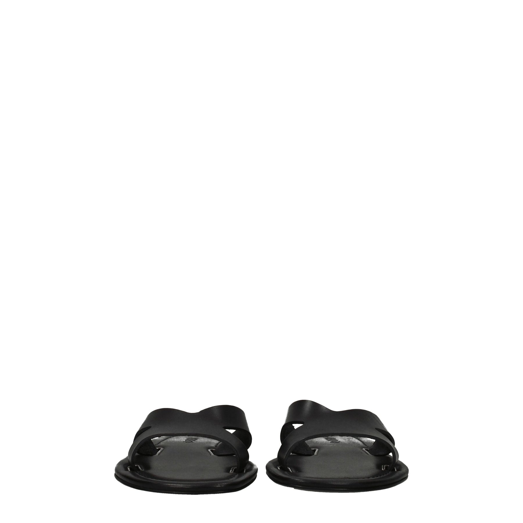 Kenzo Black Leather Slippers | Regal Royce