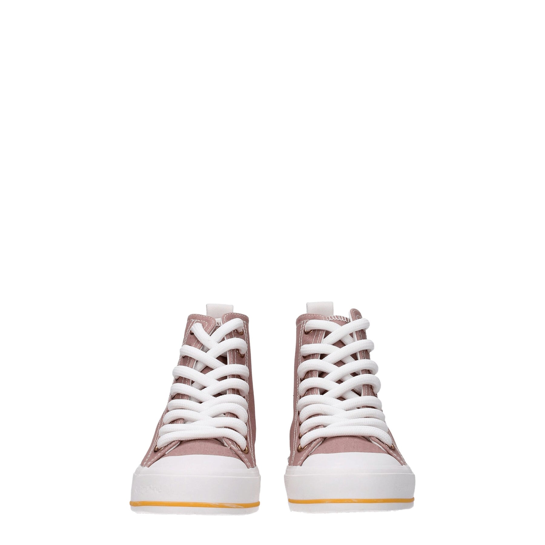 See By Chloé Pink Fabric High Top Sneakers | Regal Royce