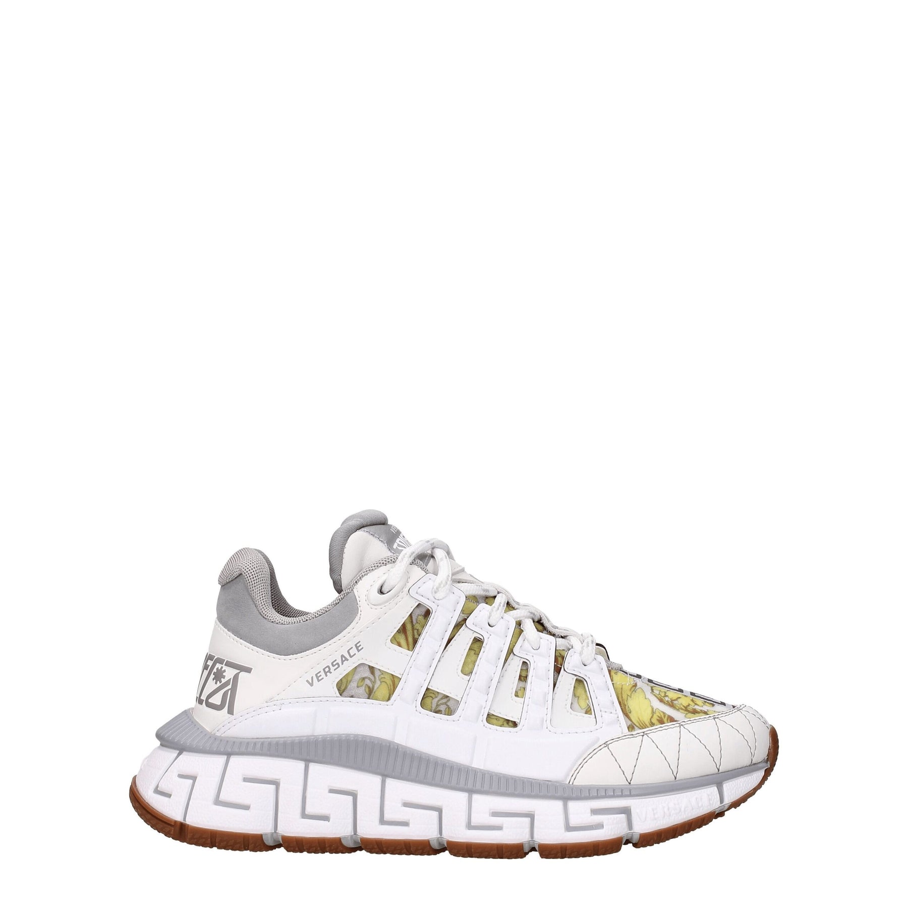 Versace White Leather Athletic Sneakers | Regal Royce