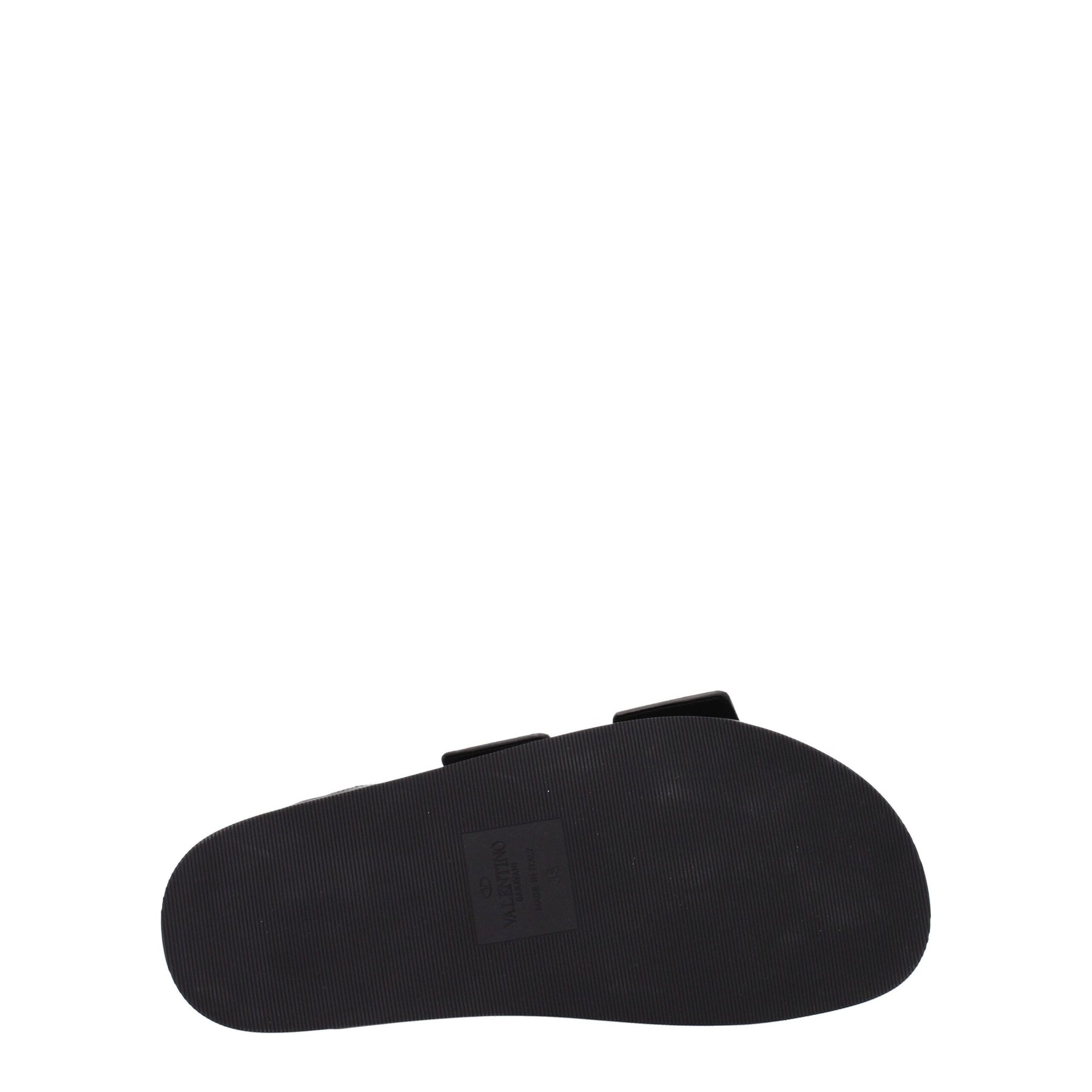 Valentino Garavani Black Leather Slippers | Regal Royce