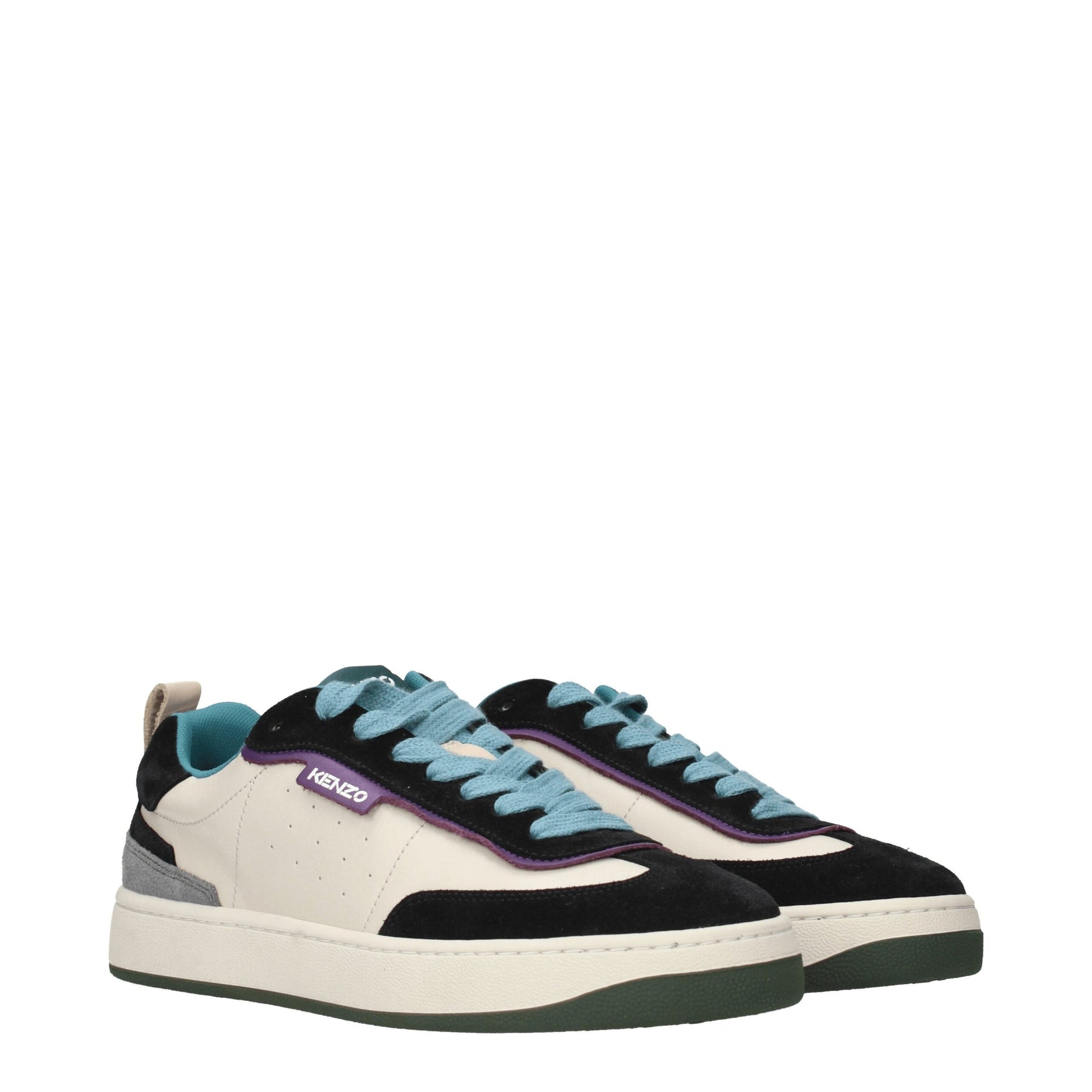 Kenzo Multicolor Leather Low Top Sneakers | Regal Royce