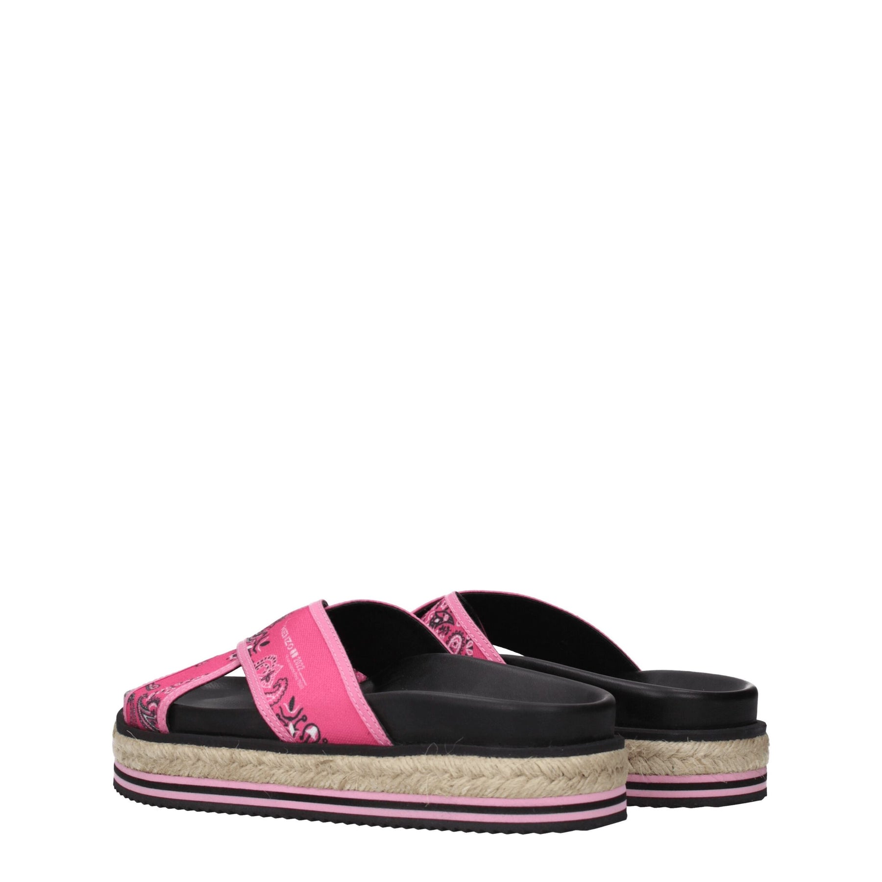 Kenzo Pink Fabric Slippers | Regal Royce