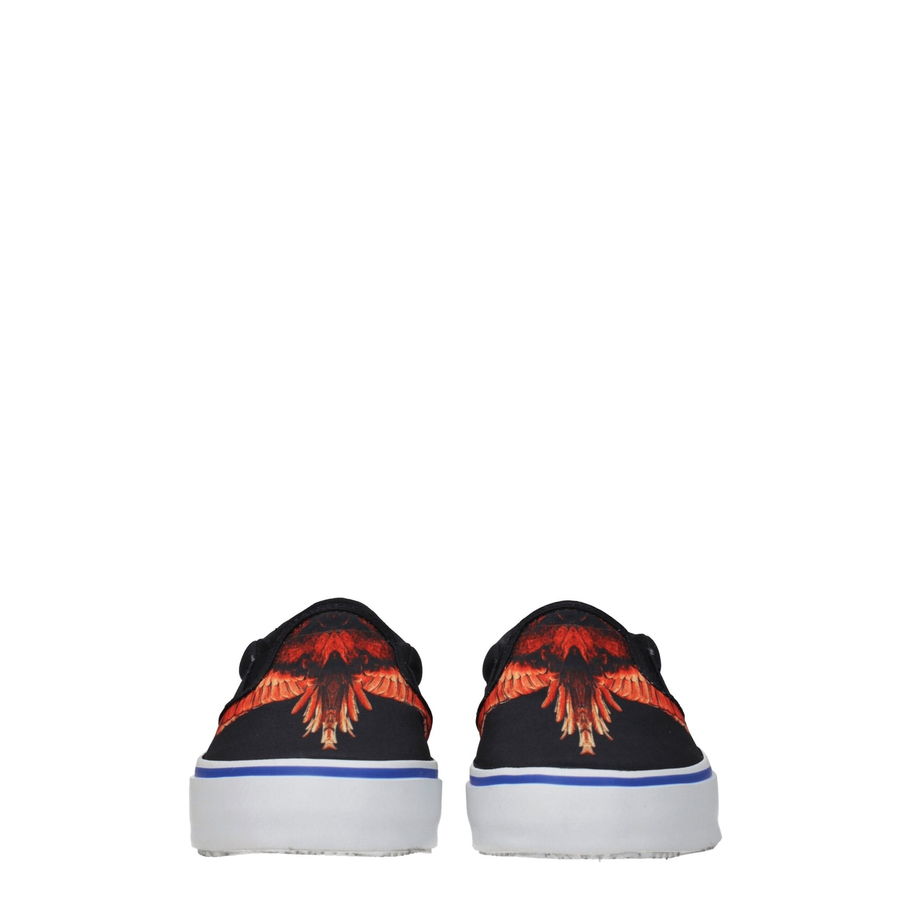Marcelo Burlon Black Fabric Slip-On Loafers | Regal Royce