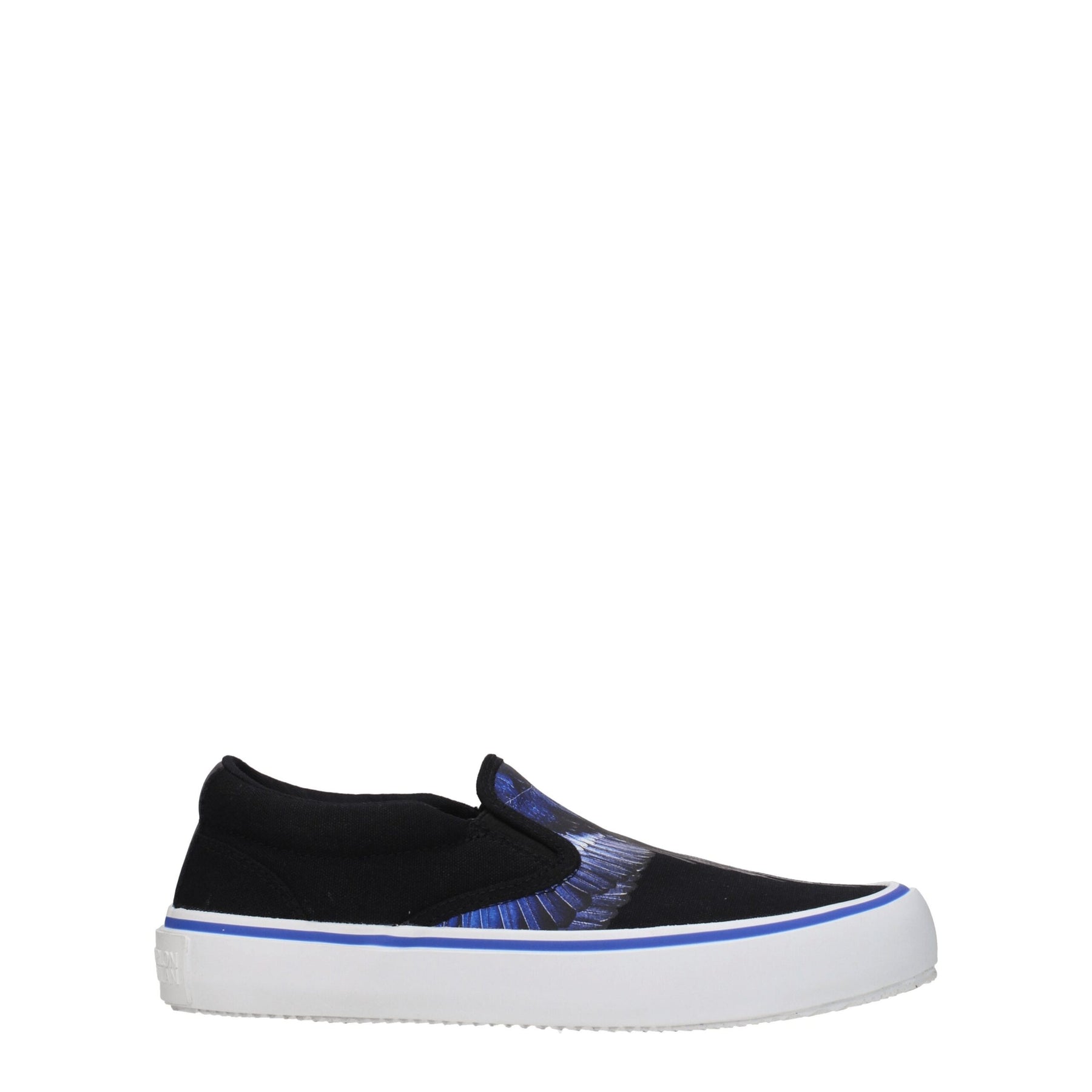 Marcelo Burlon Black Fabric Slip-On Loafers | Regal Royce