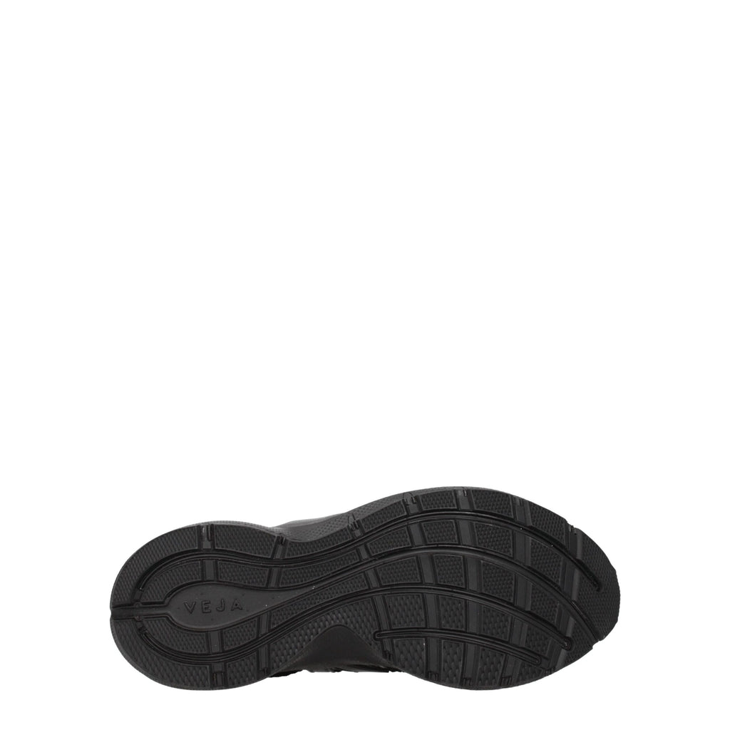 Veja Black Fabric Athletic Sneakers