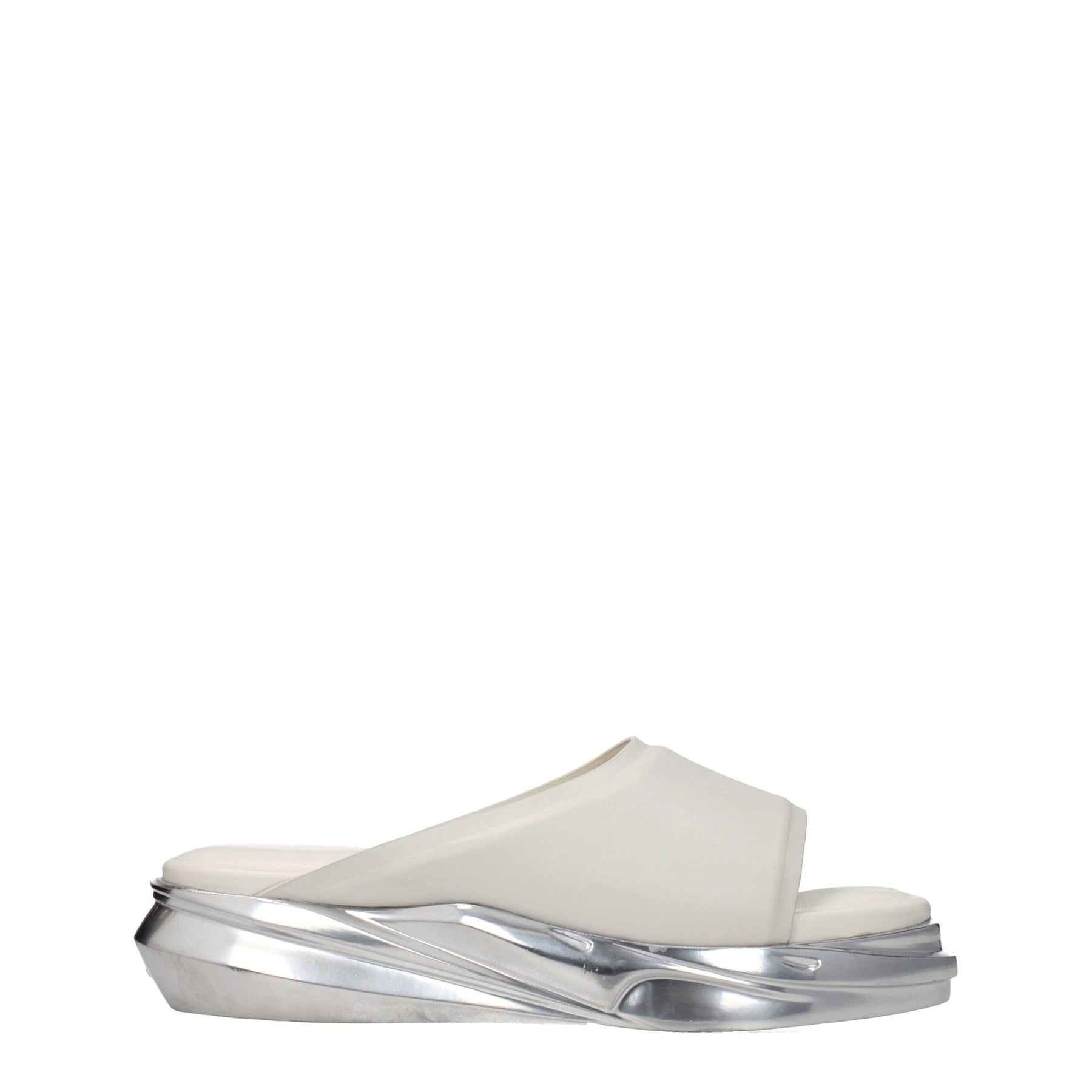 Alyx Gray Leather Slippers | Regal Royce
