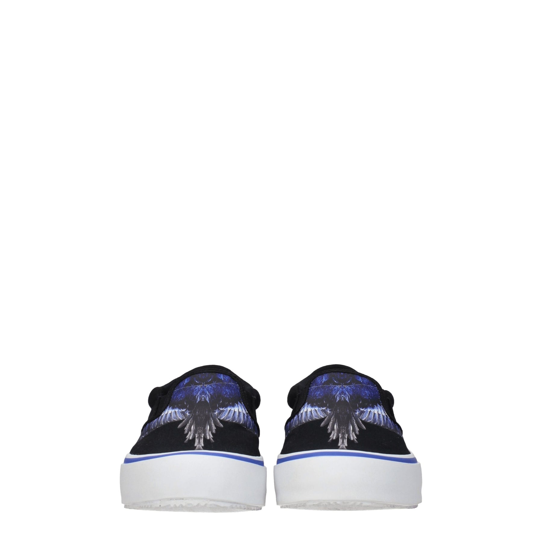 Marcelo Burlon Black Fabric Slip-On Loafers | Regal Royce