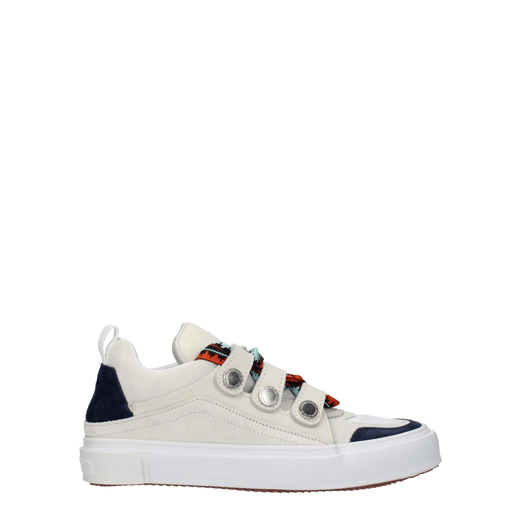 Marcelo Burlon Beige Leather Low Top Sneakers | Regal Royce