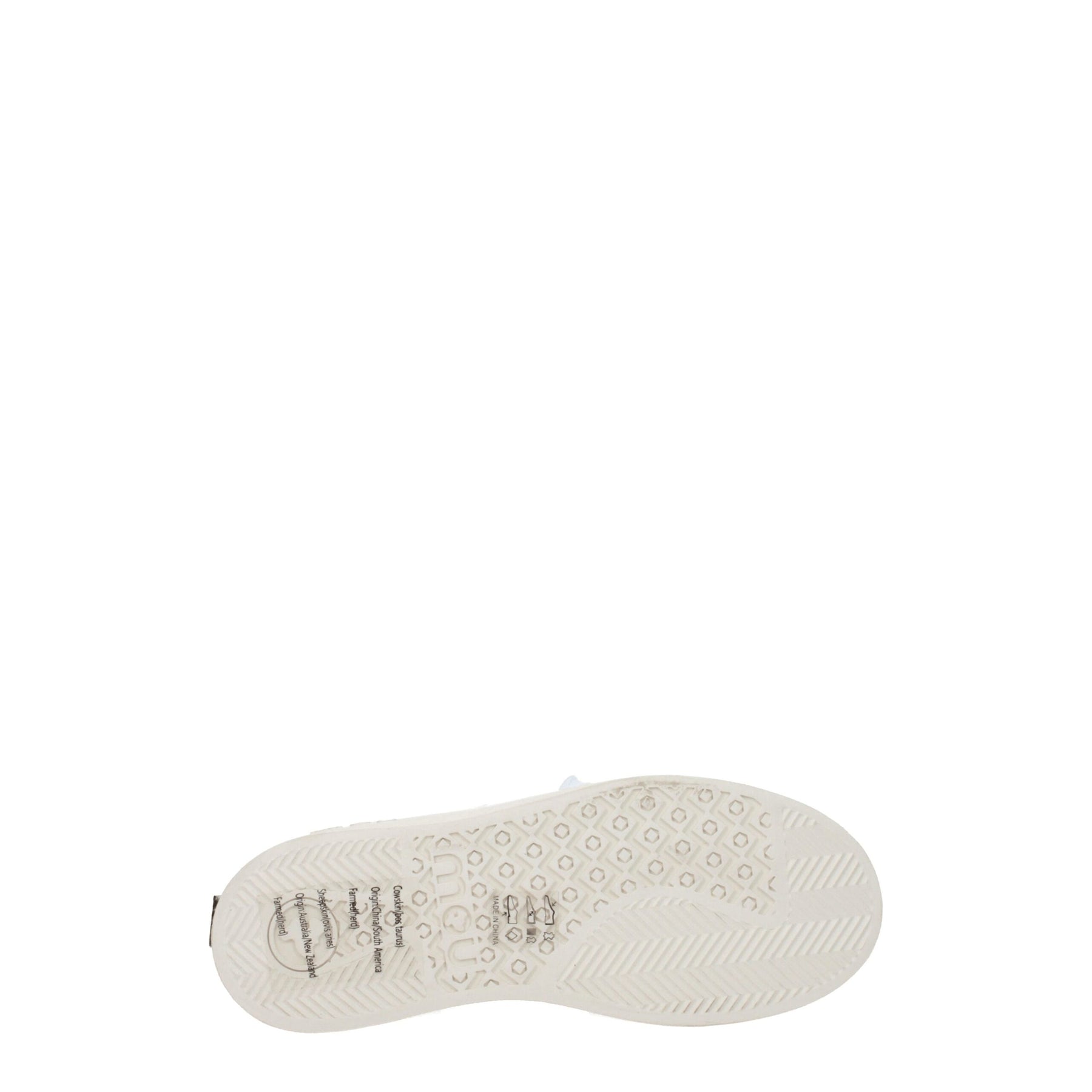 Mou Gray Leather Low Top Sneakers | Regal Royce