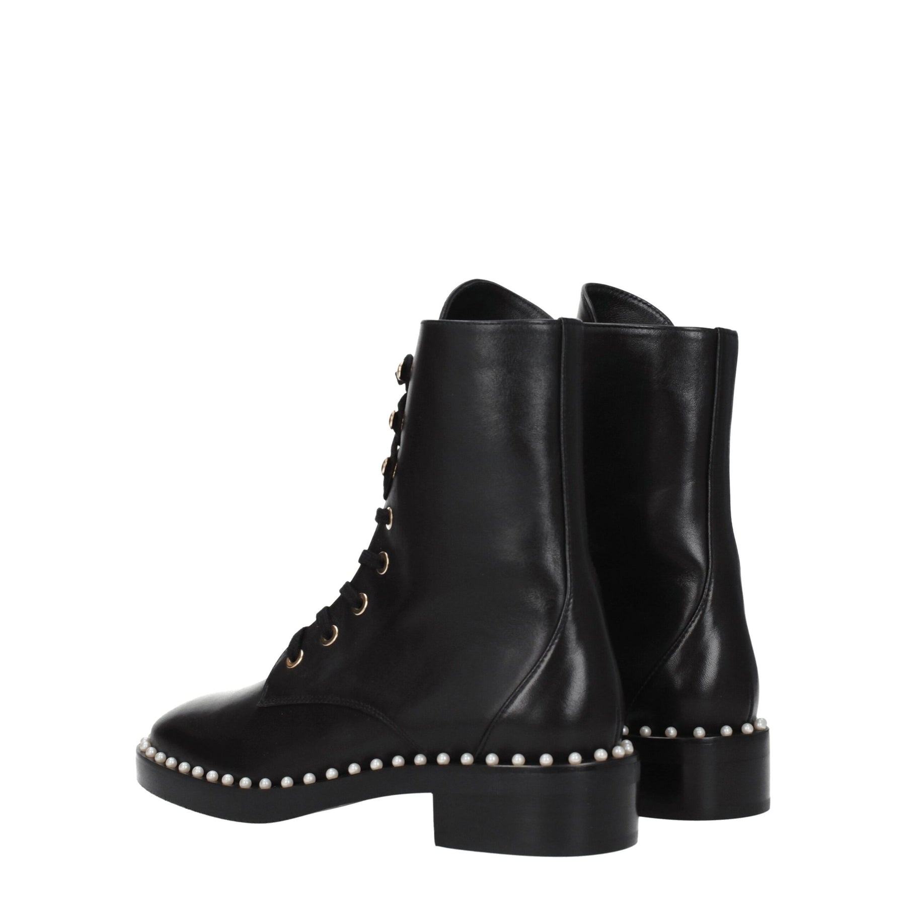 Stuart Weitzman Black Leather Ankle Boots | Regal Royce