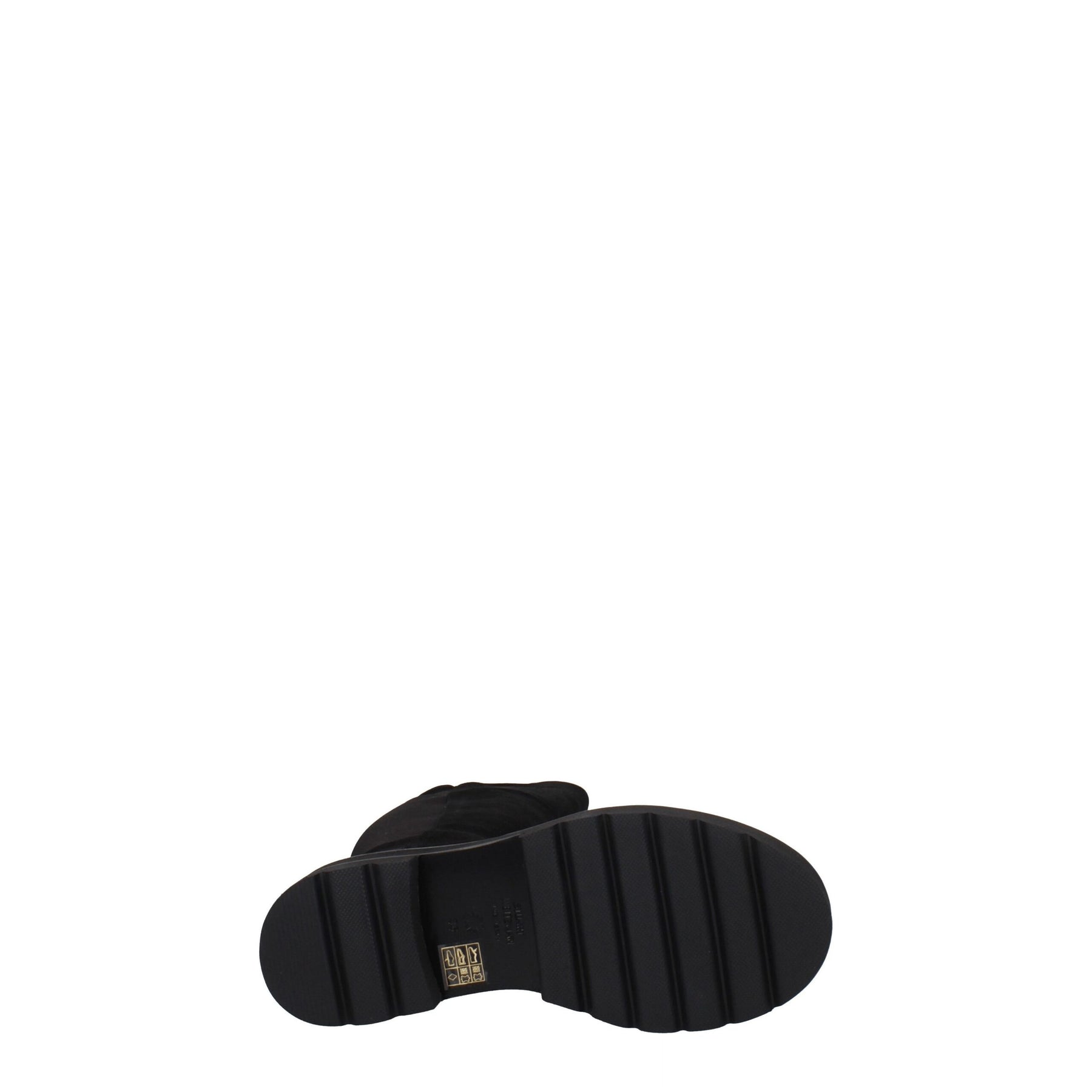 Stuart Weitzman Black Leather Over The Knee | Regal Royce