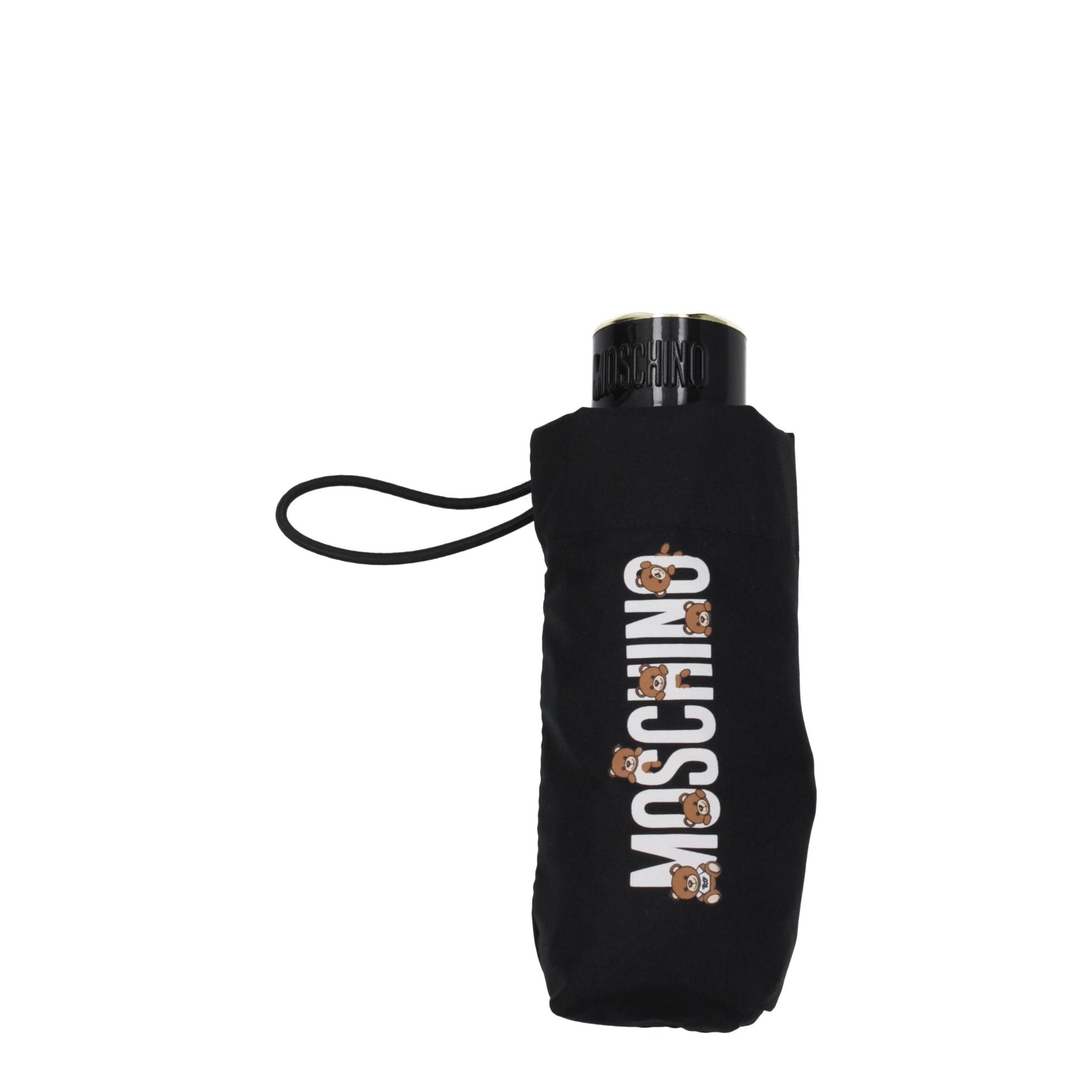 Moschino Black Polyester Umbrella | Regal Royce