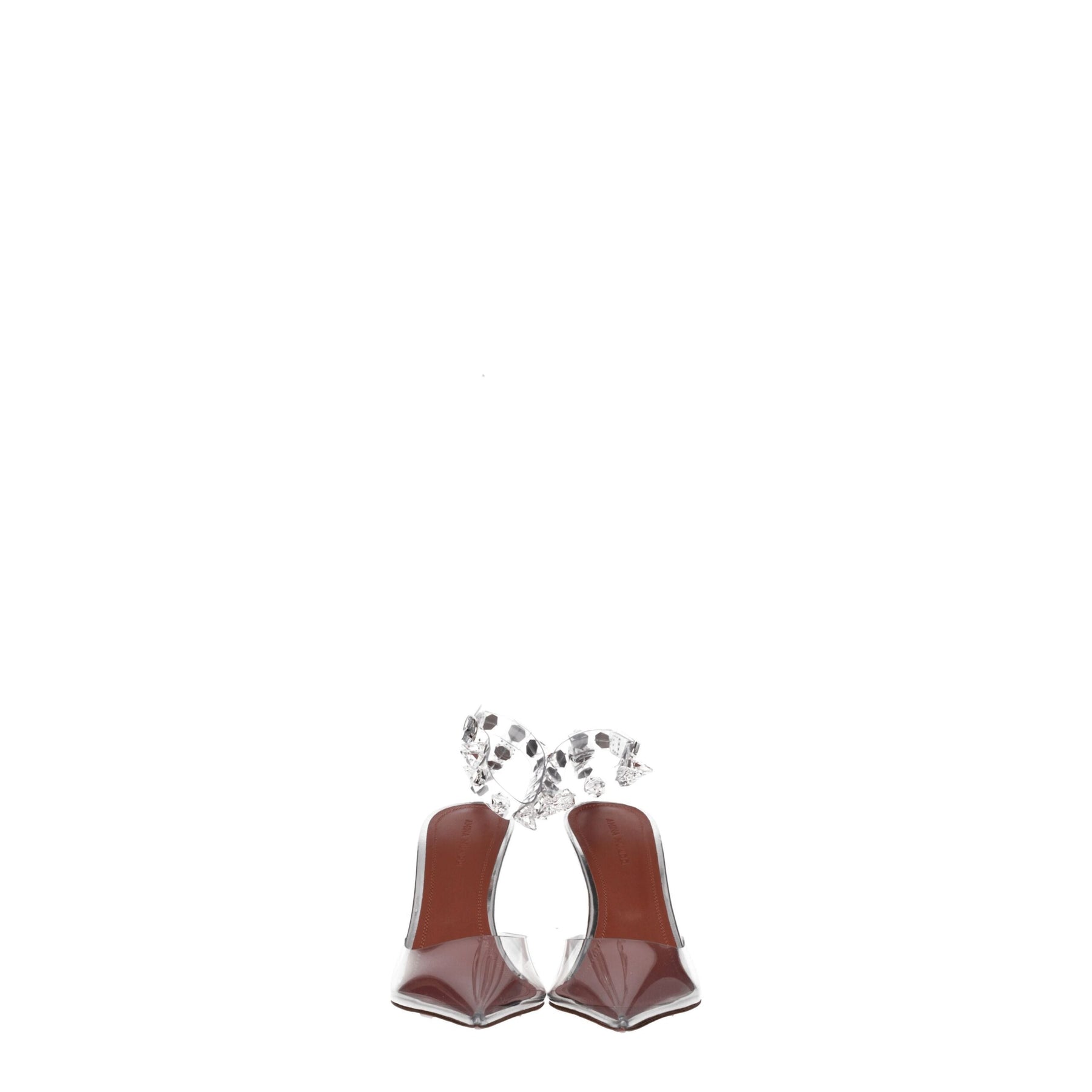 Amina Muaddi Transparent Pvc High Heel Pumps | Regal Royce