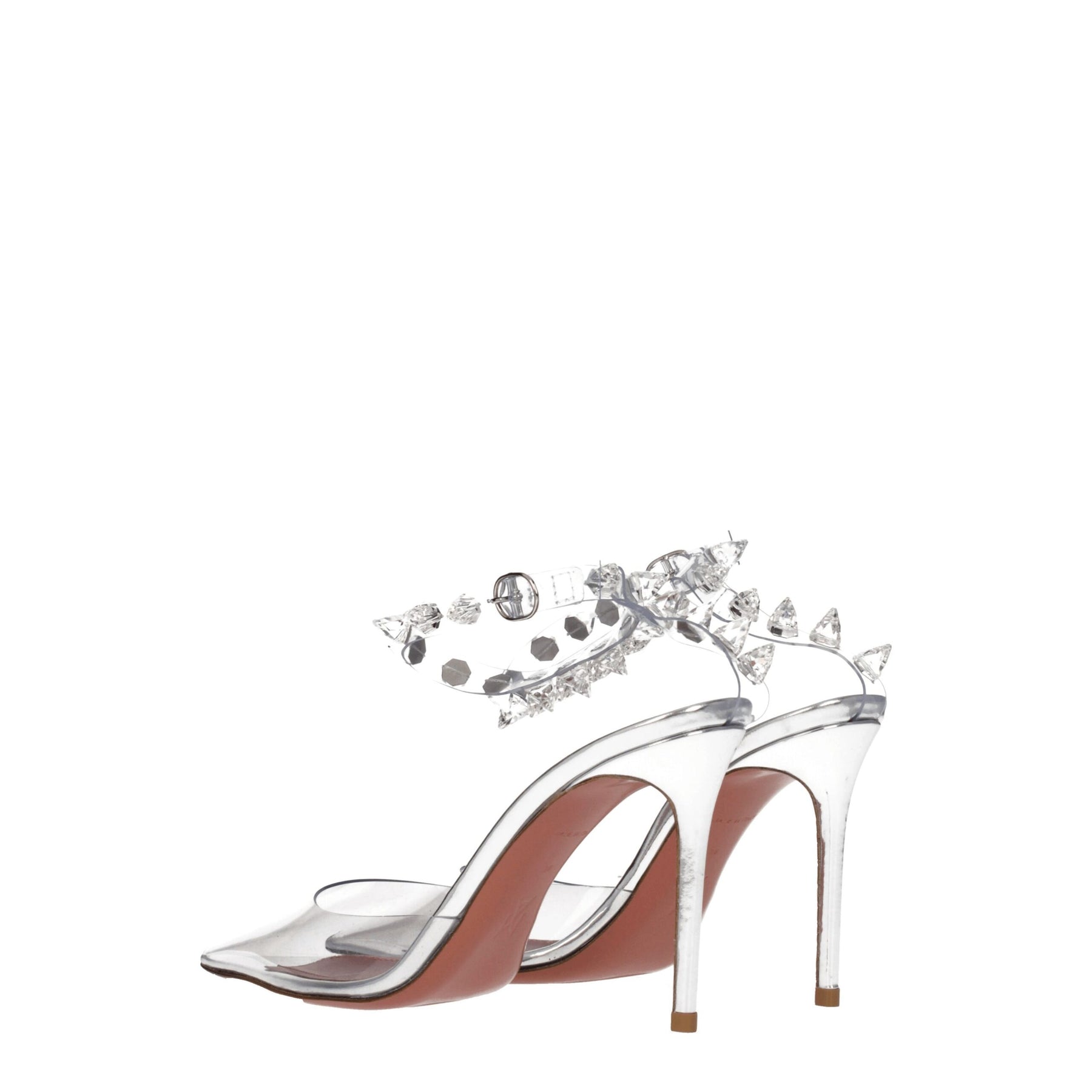 Amina Muaddi Transparent Pvc High Heel Pumps | Regal Royce