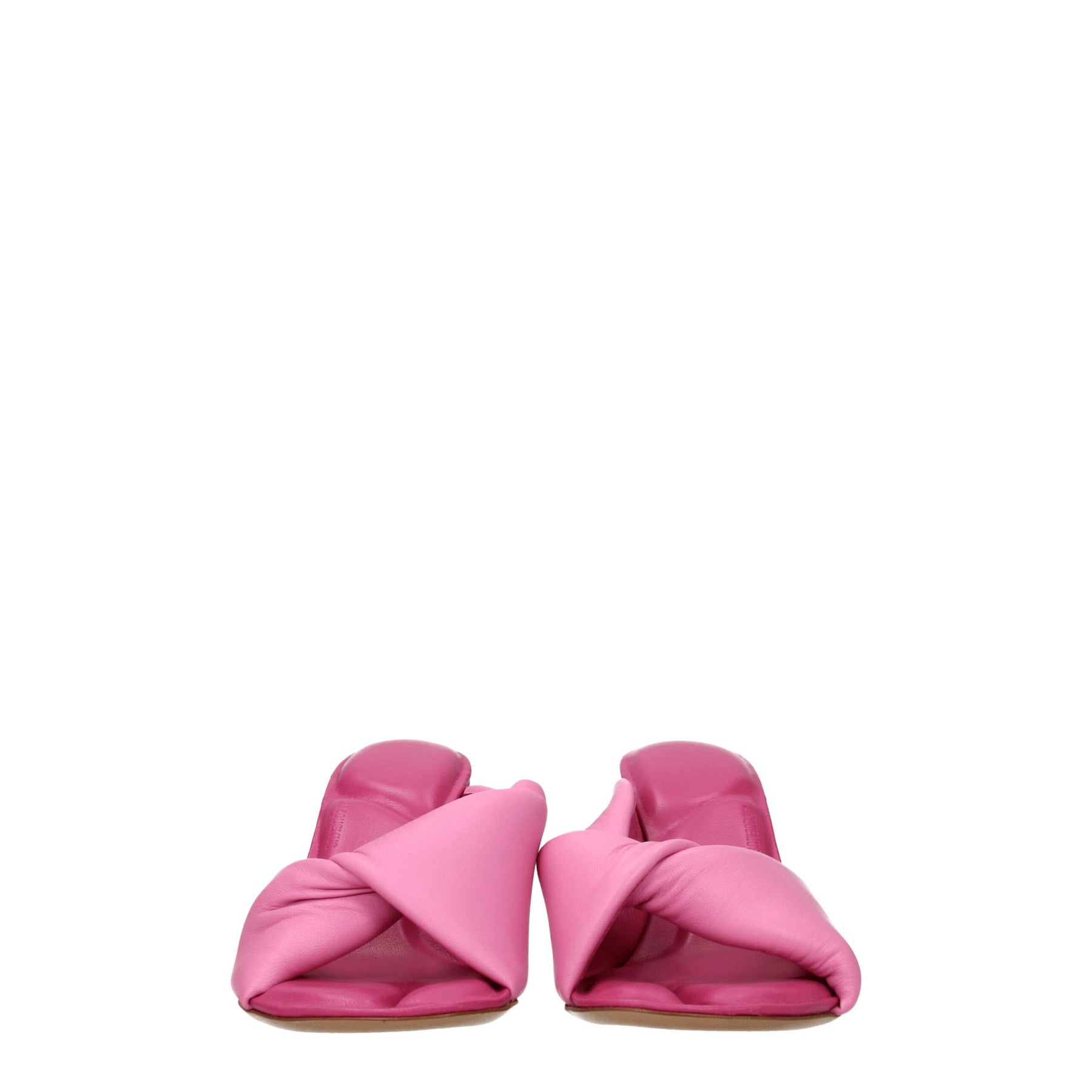 Jacquemus Pink Leather Stiletto Heel Sandals | Regal Royce