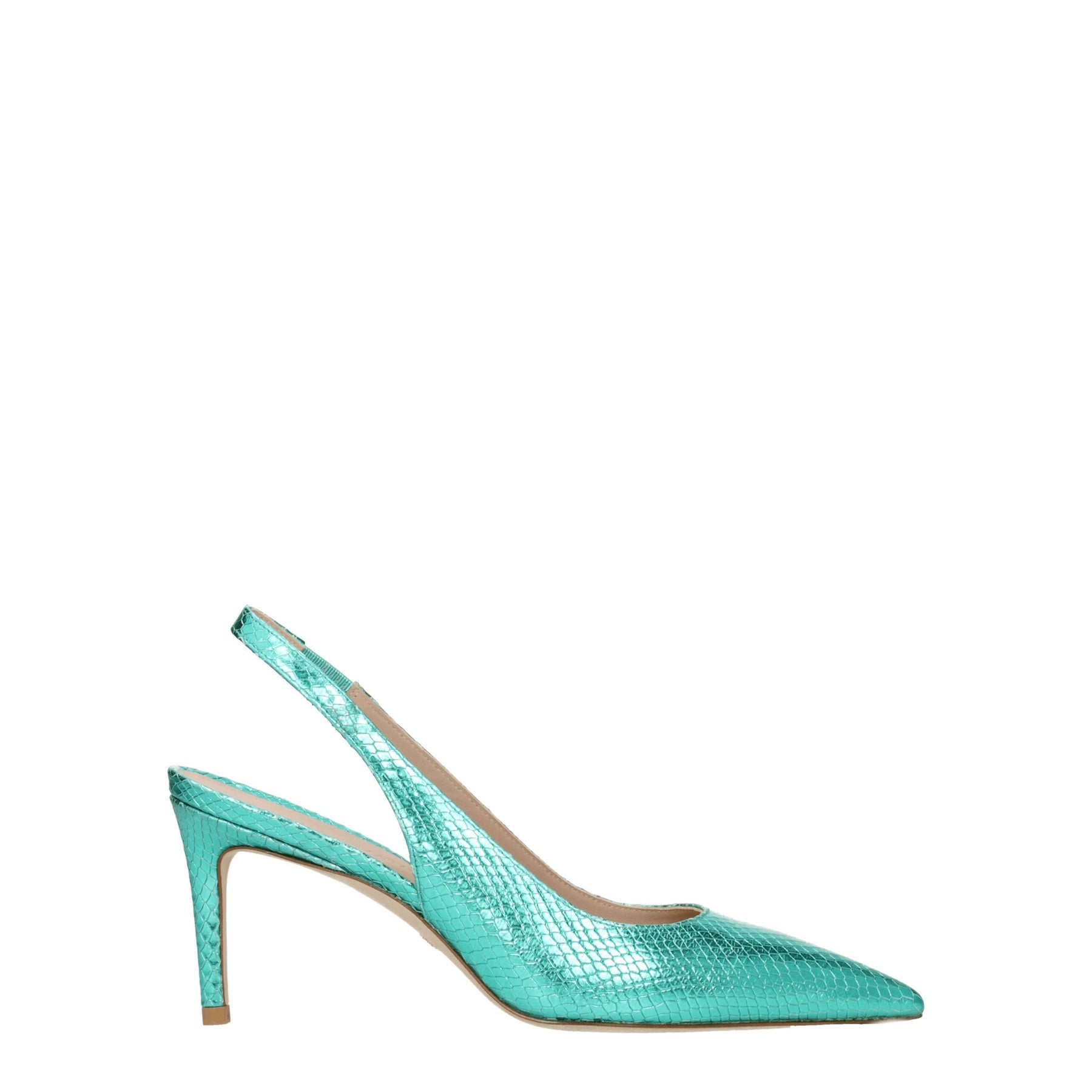 Stuart Weitzman Green Leather High Heel Pumps | Regal Royce