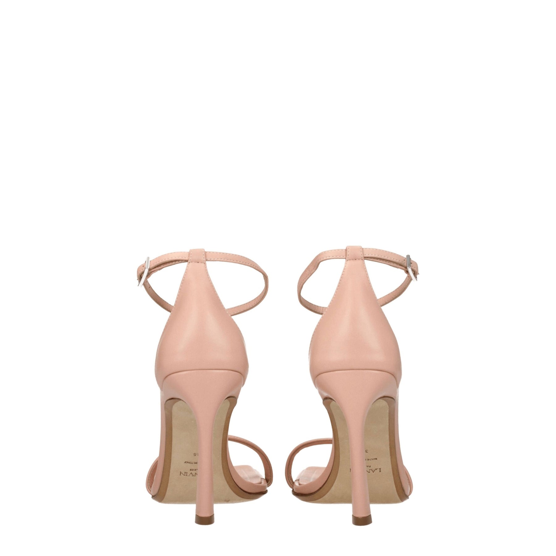 Lanvin Pink Leather Stiletto Heel Sandals | Regal Royce