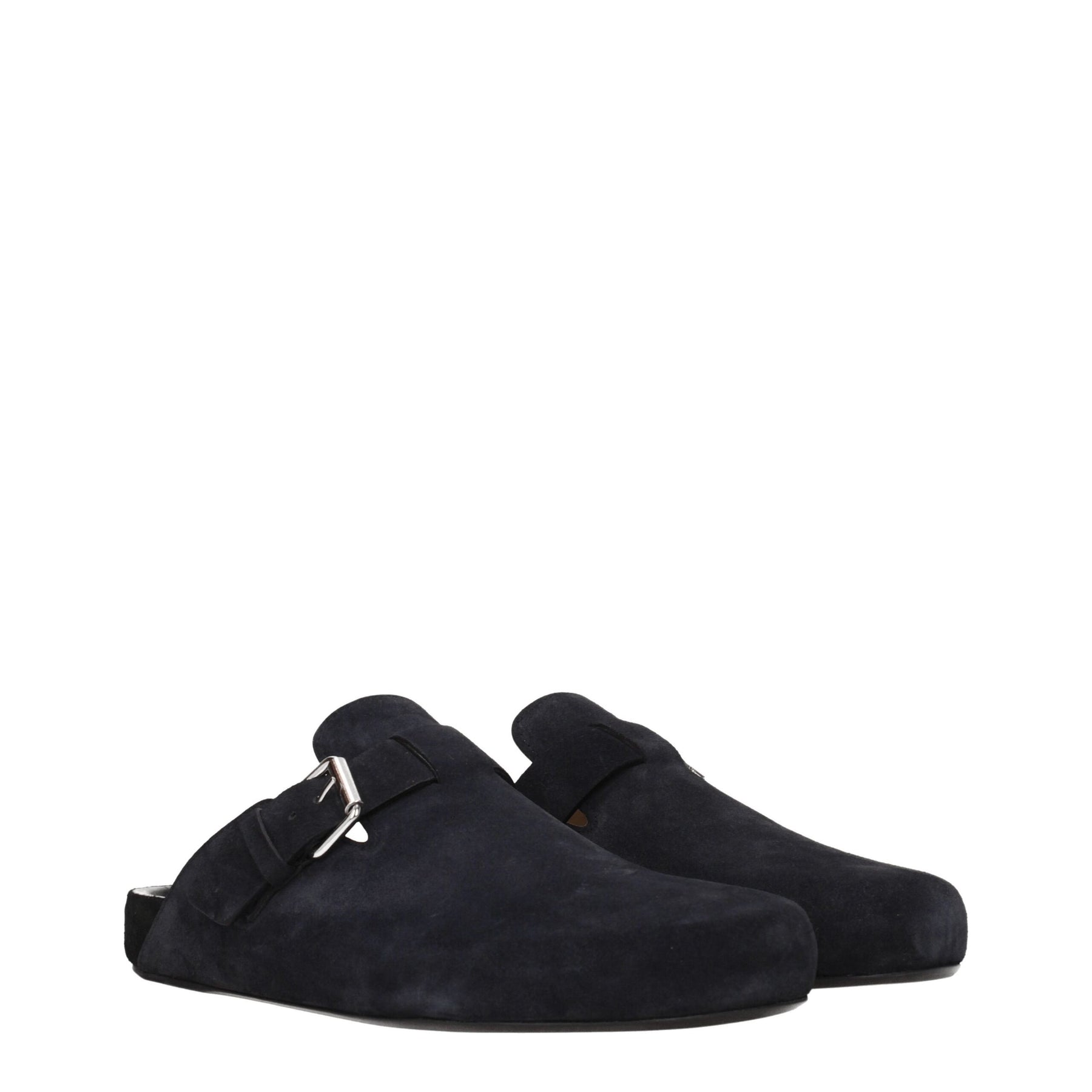 Isabel Marant Black Leather Slippers | Regal Royce