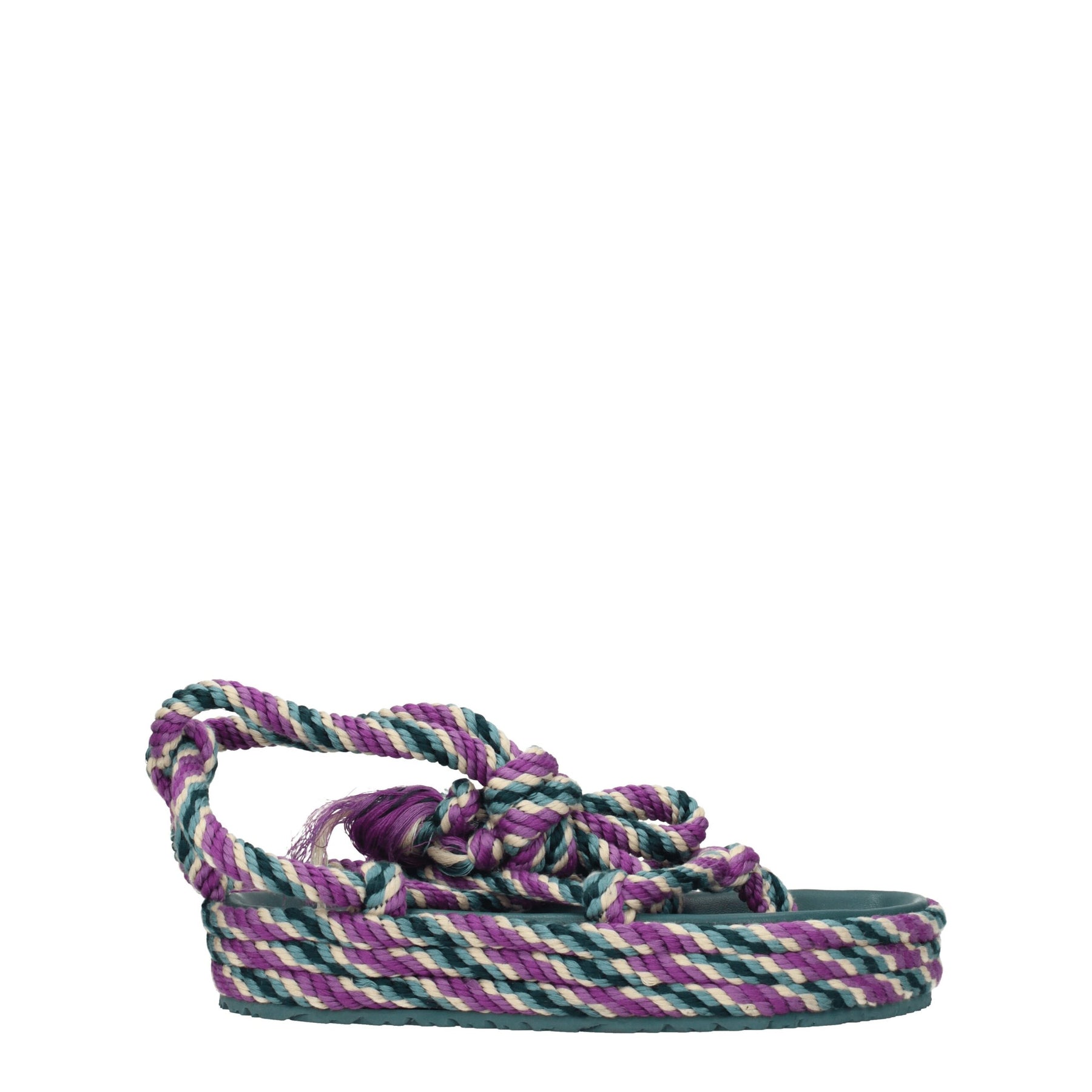 Isabel Marant Multicolor Fabric Flat Sandals | Regal Royce