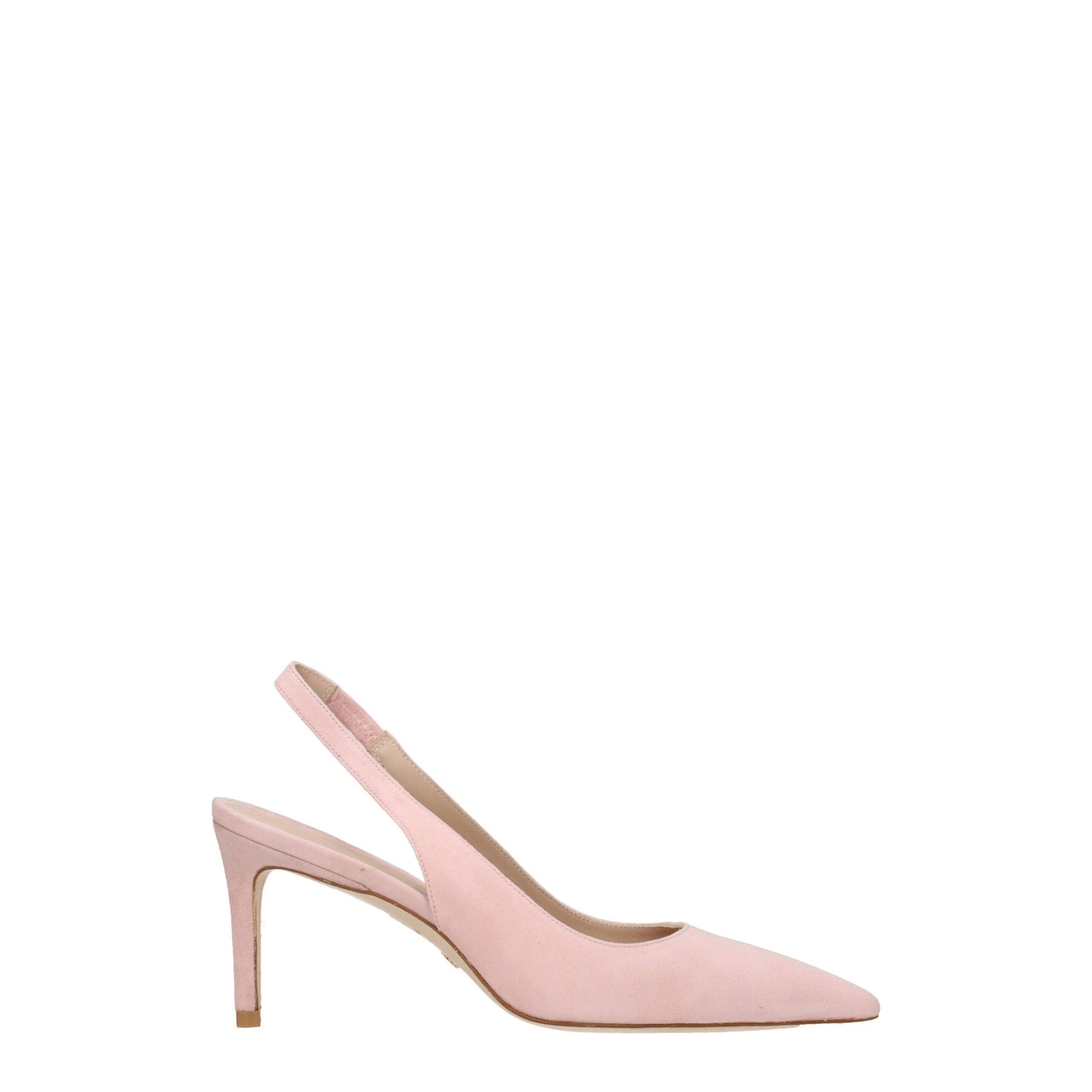 Stuart Weitzman Pink Leather Mid Heel Pumps | Regal Royce