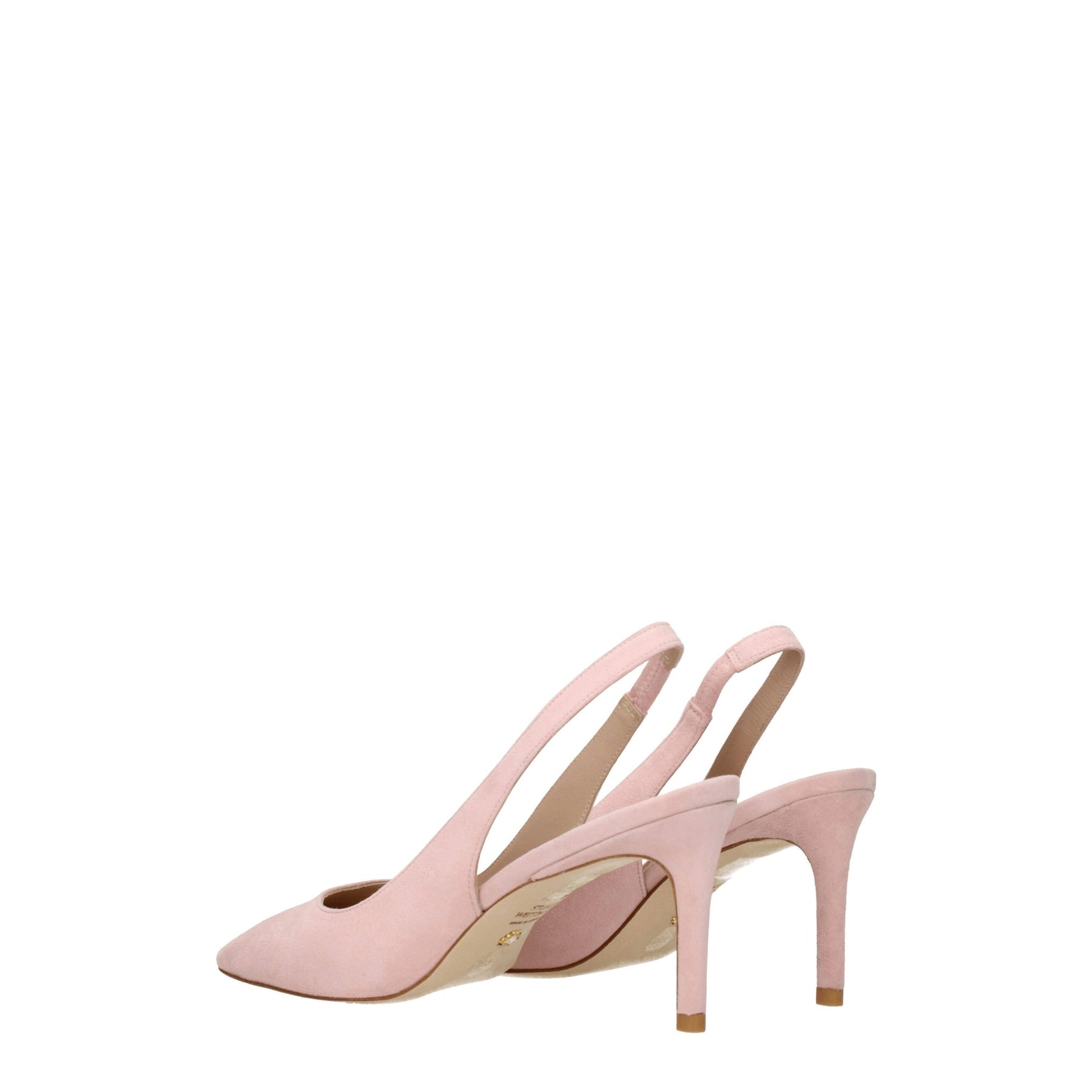 Stuart Weitzman Pink Leather Mid Heel Pumps | Regal Royce