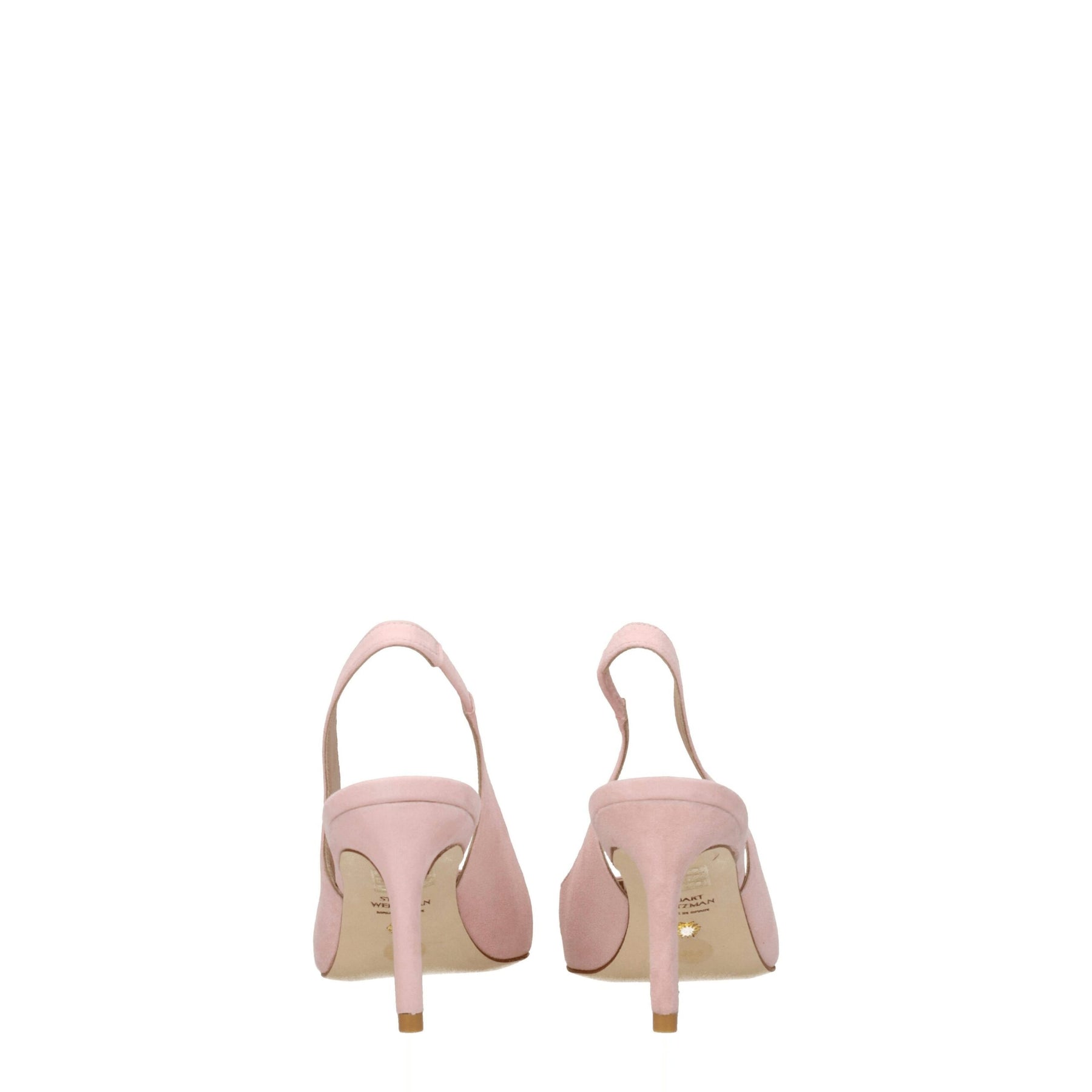 Stuart Weitzman Pink Leather Mid Heel Pumps | Regal Royce