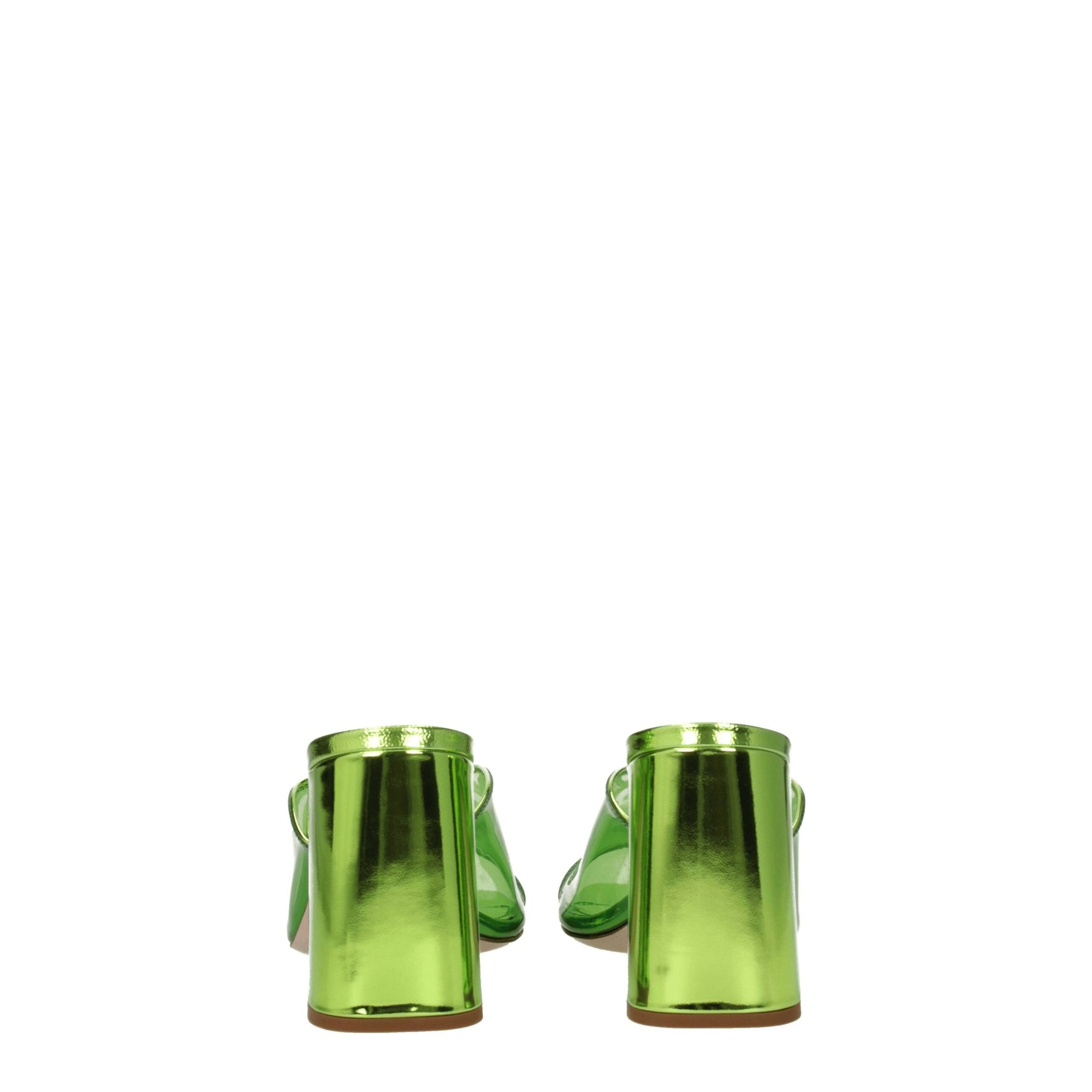Miu Miu Green Plexiglass Platform Sandals | Regal Royce