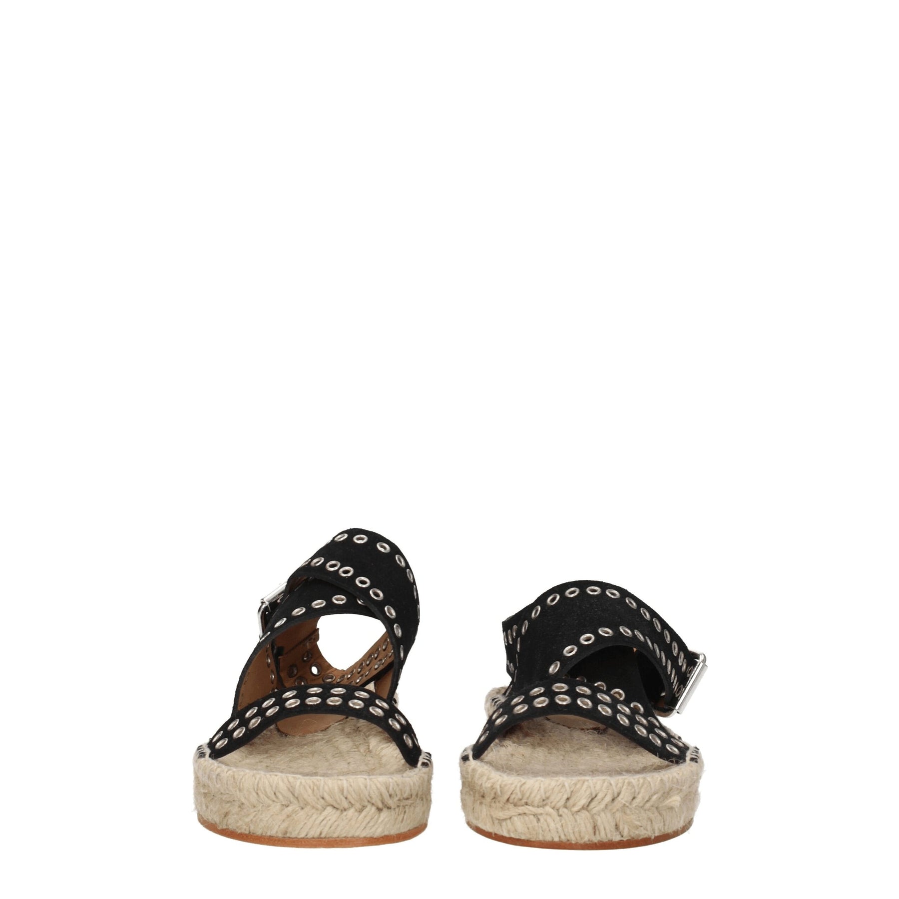Isabel Marant Black Leather Flat Sandals | Regal Royce