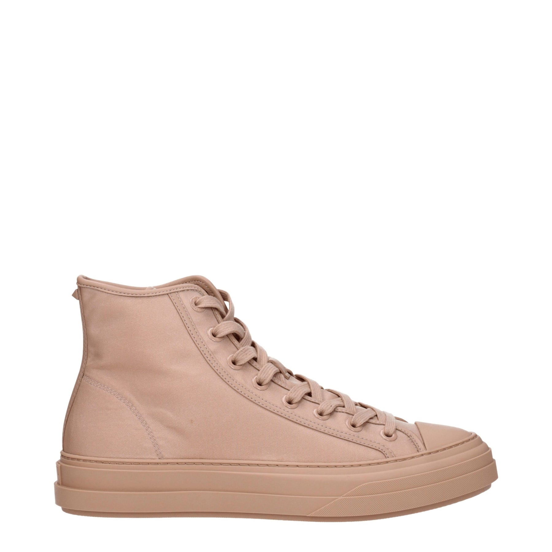 Valentino Garavani Pink Fabric High Top Sneakers | Regal Royce