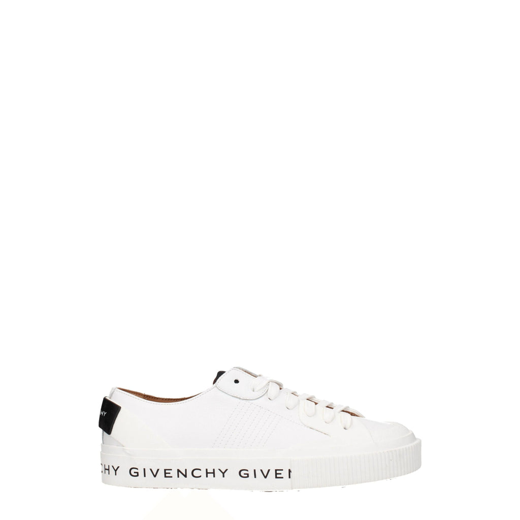 Givenchy White Leather Low Top Sneakers