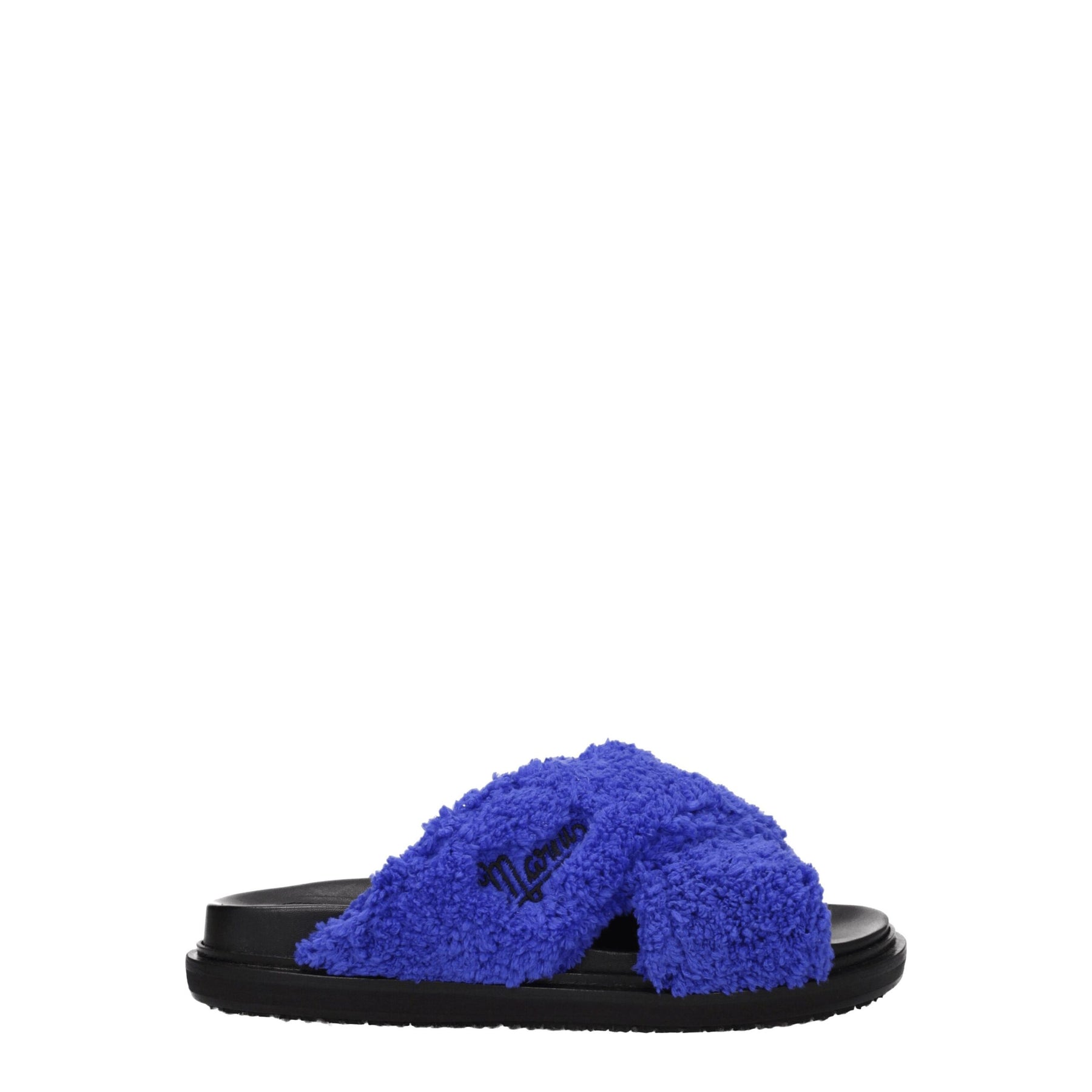 Marni Purple Fabric Slippers | Regal Royce