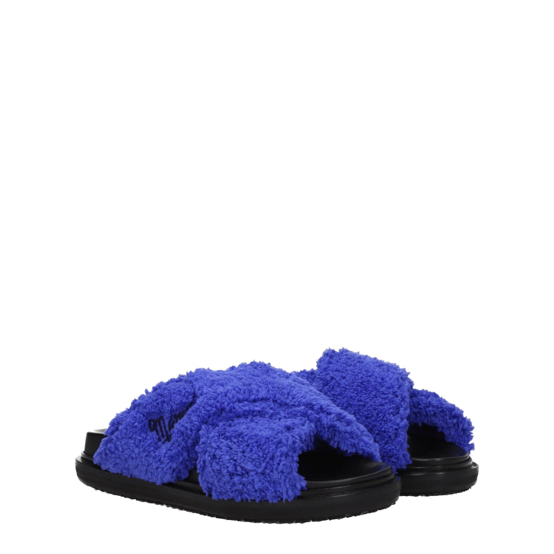 Marni Purple Fabric Slippers | Regal Royce